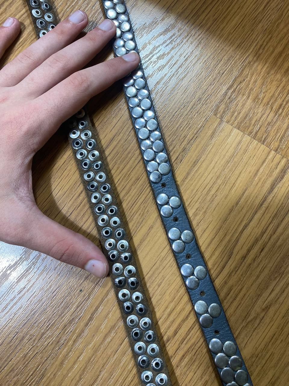 Vintage Vintage Crazy Metal Belt Drip Japanese Hype bb Simon Size ONE SIZE - 2 Thumbnail