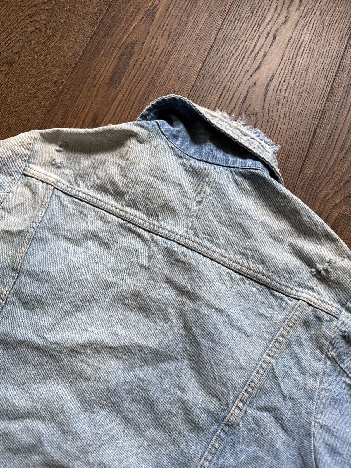 Vintage Vintage Roebucks Faded Western Wear Denim Jacket Size US L / EU 52-54 / 3 - 10 Thumbnail