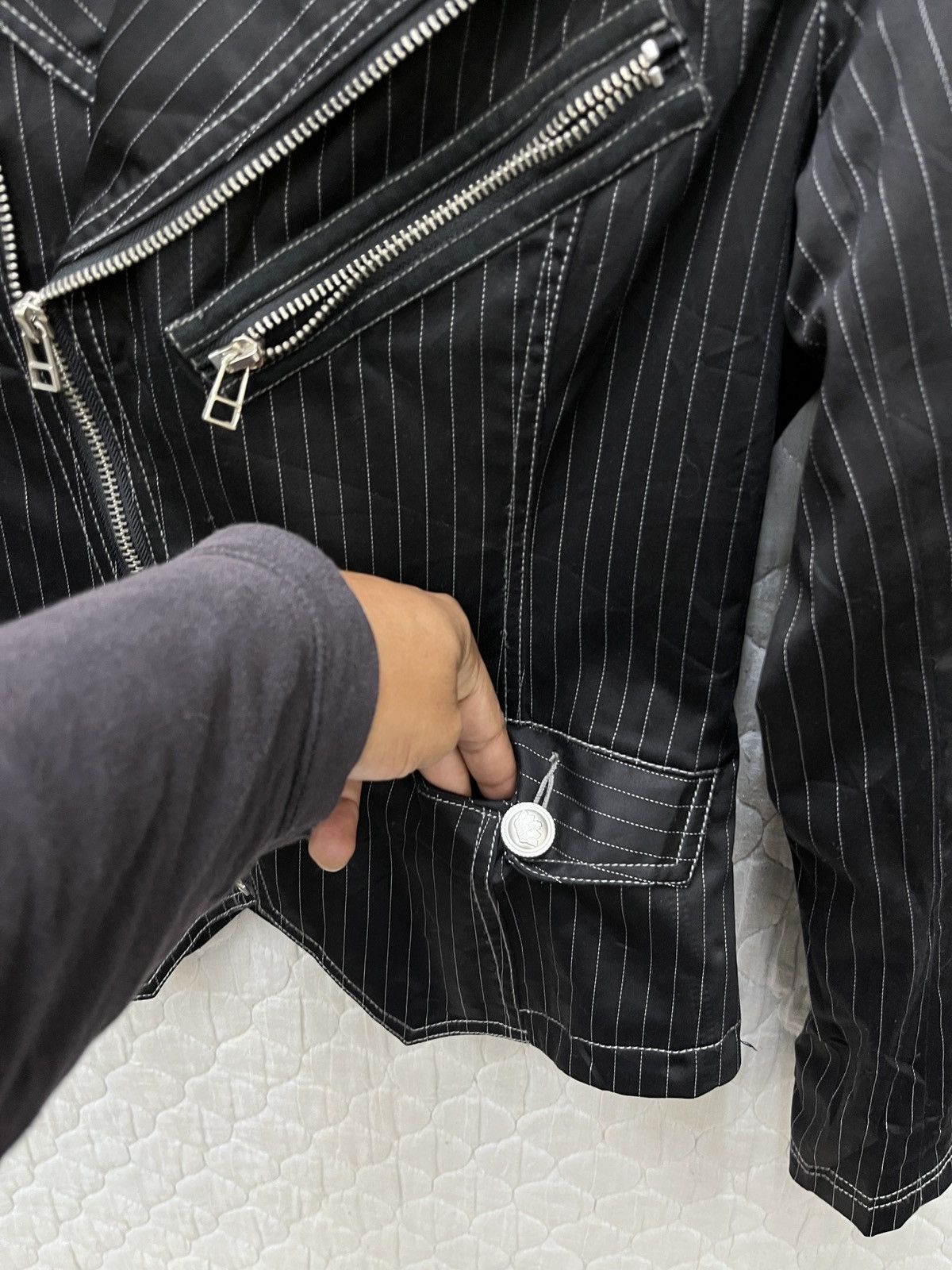 If Six Was Nine × Japanese Brand × Le Grande Bleu (L.G.B.) 🔥🔥🔥ARCHIVE ALGON QUINS PUNK JACKET Size S / US 4 / IT 40 - 15 Thumbnail