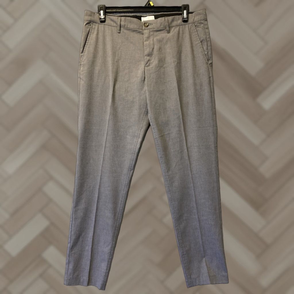 Nordstrom Nordstrom Rack Pants Mens 36x32 Dress Formal Gray Chino / 159-34 Size US 36 / EU 52 - 1 Thumbnail