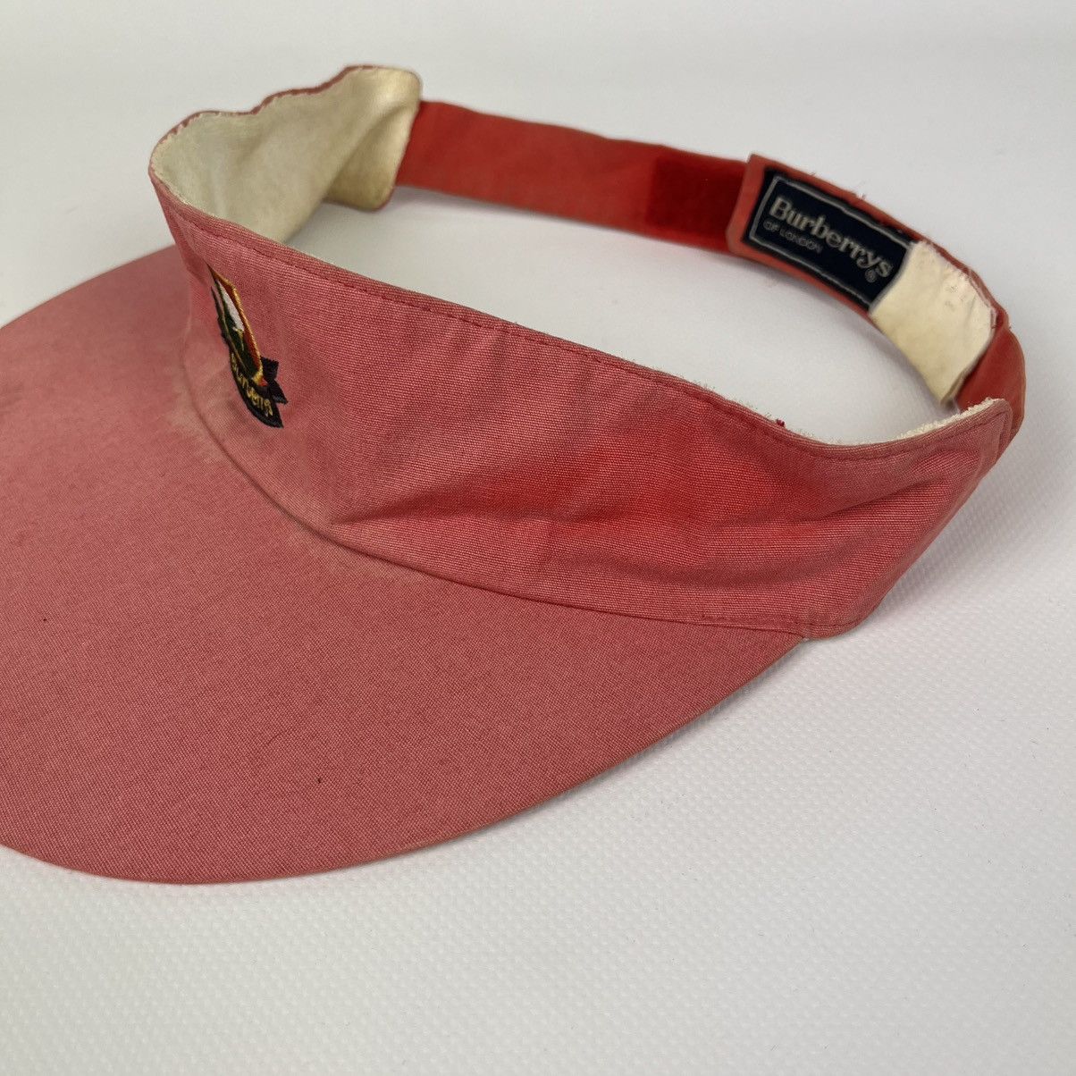 Burberry Vintage Burberrys of England Burberry Golf Visor Cap Red Top Size ONE SIZE - 9 Thumbnail