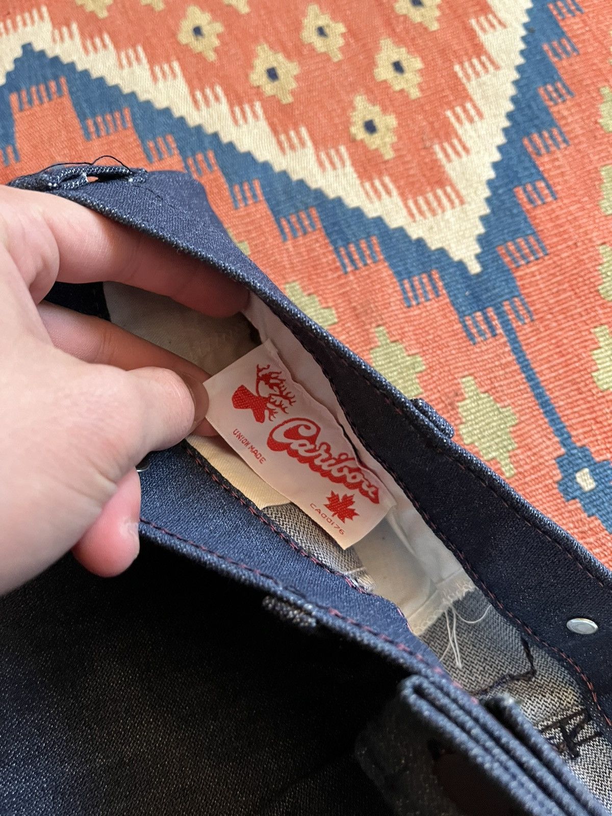 Vintage Vintage wide leg raw sanforized denim RARE Size US 34 / EU 50 - 2 Thumbnail