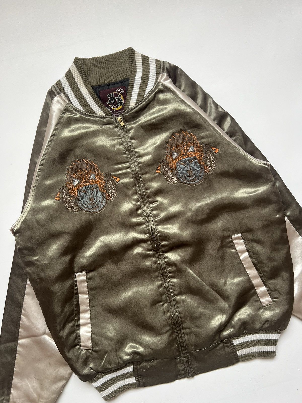 Japanese Brand Sidux Tribe Peter Tall Apache Sukajan Souvenir Jacket Size US M / EU 48-50 / 2 - 3 Thumbnail