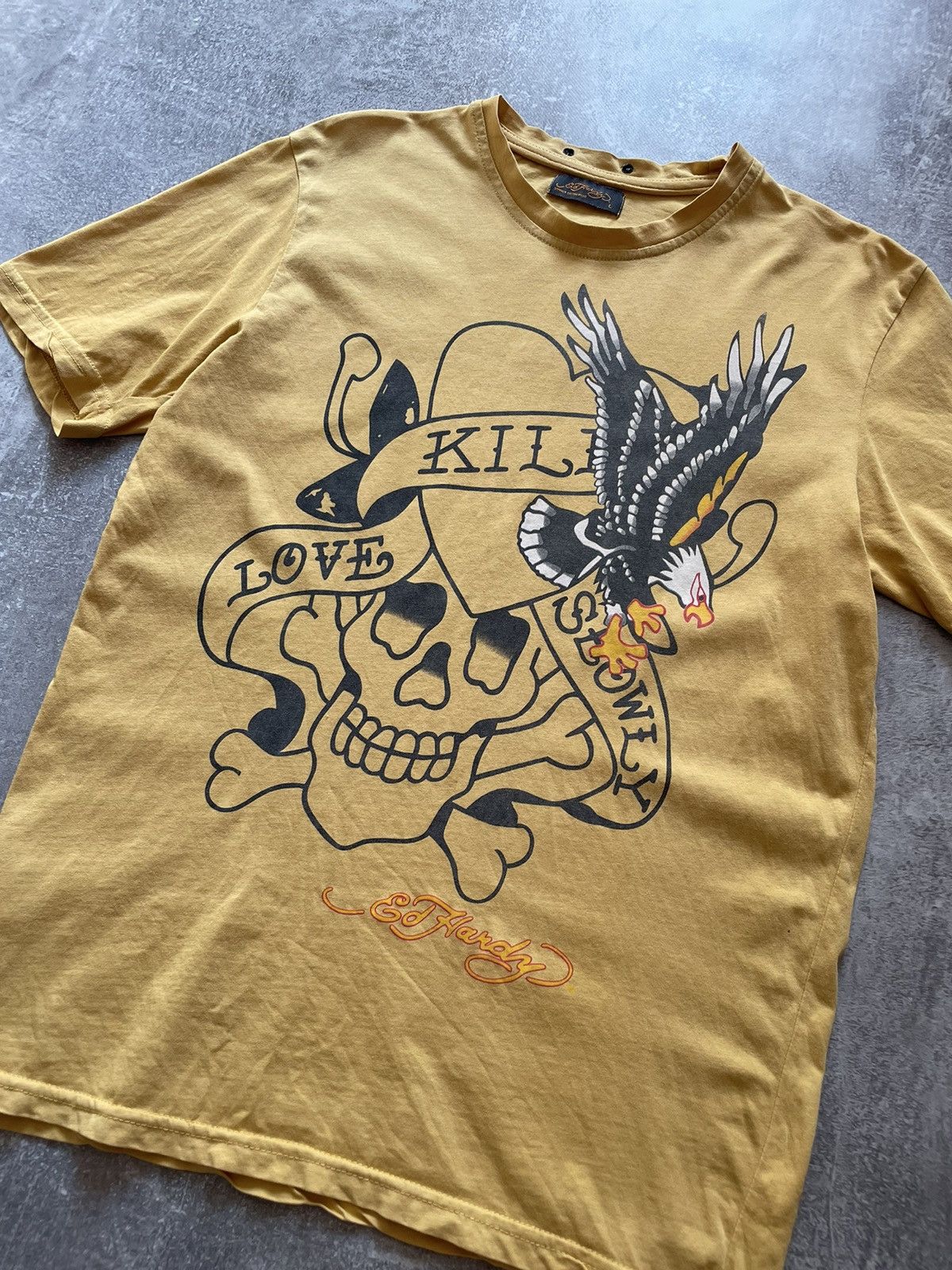 Christian Audigier Vintage Ed Hardy T-Shirt Size US L / EU 52-54 / 3 - 3 Thumbnail