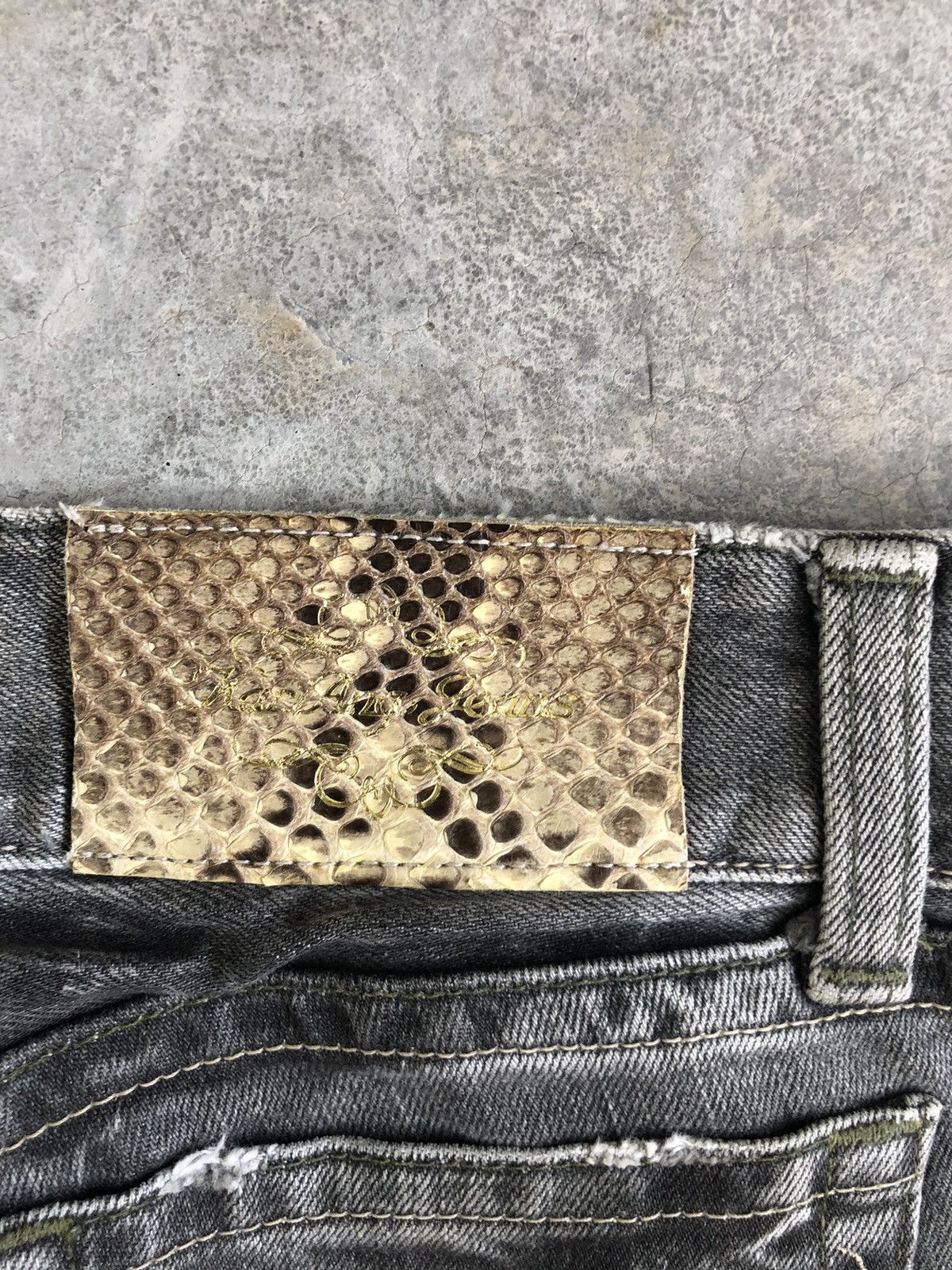If Six Was Nine Japanese Kari Ang Flared Jeans Distressed Jeans Size US 30 / EU 46 - 15 Thumbnail
