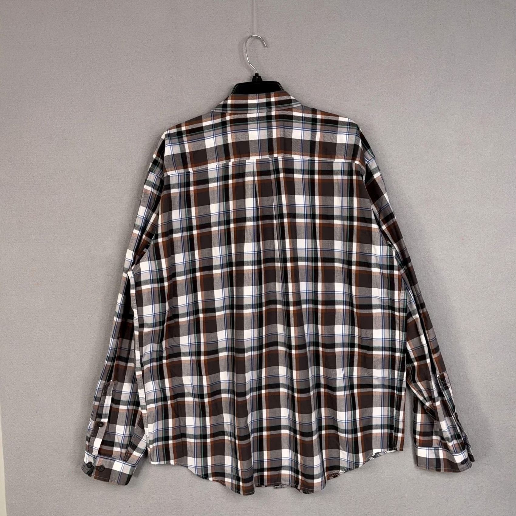 Patagonia Patagonia Shirt Mens XL Brown Plaid Organic Cotton Long Sleeve Button-Up Outdoors Gorp Size US XL / EU 56 / 4 - 6 Thumbnail