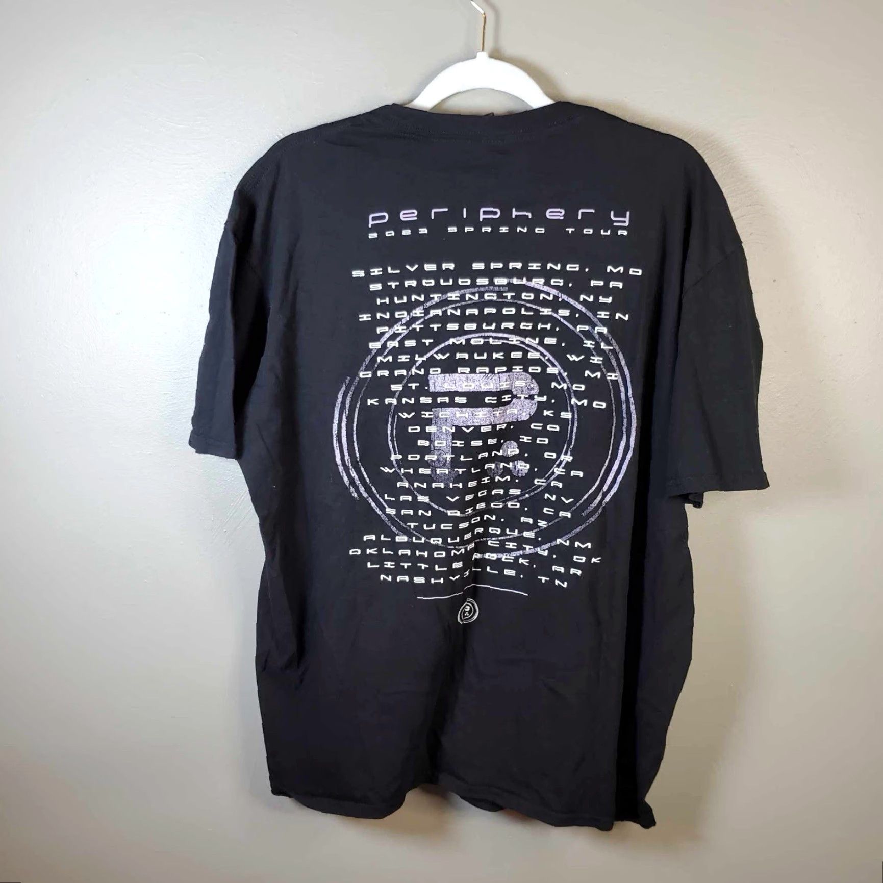 Anvil Periphery Spring Tour 2023 Black T Shirt Size XL Djent Is Not A Genre Band Djent Size US XL / EU 56 / 4 - 3 Thumbnail