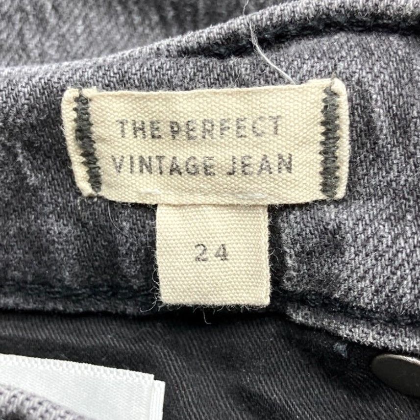 Madewell Madewell Jeans Black Denim High Rise The Perfect Vintage Stretch 24 Size 26" / US 2 / IT 38 - 5 Thumbnail