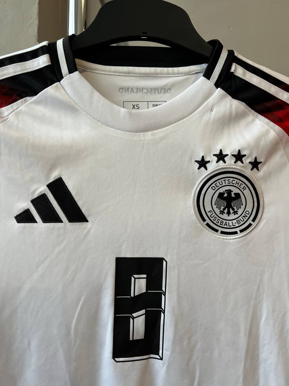 Adidas 2024/25 GERMANY TEAM #8 KROOS HOME SOCCER JERSEY SHIRT XS Size US XS / EU 42 / 0 - 7 Thumbnail