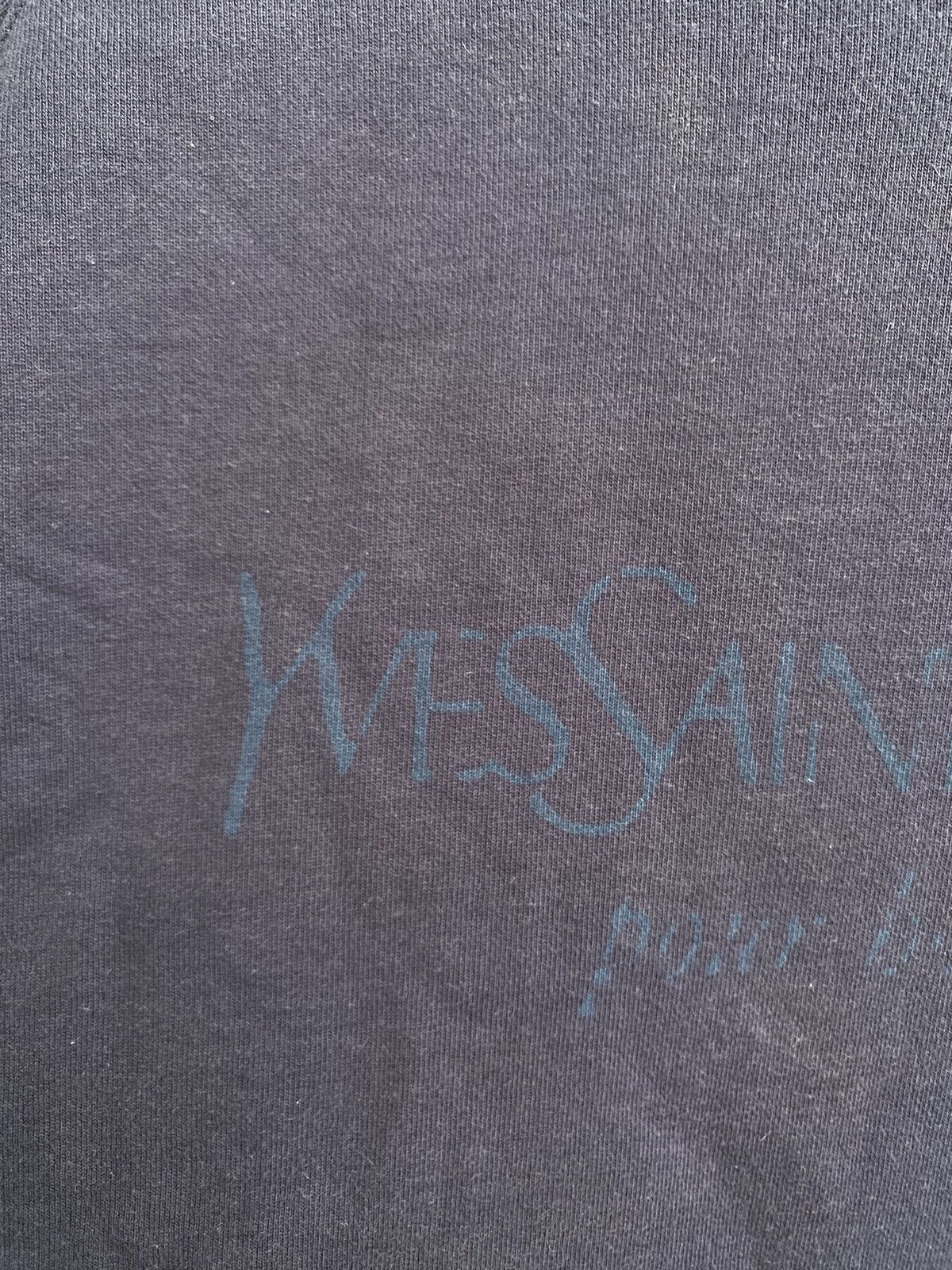 Yves Saint Laurent Big Logo YSL Sweatshirt Navy YSL Sweater Purple YSL Crewneck Size US XL / EU 56 / 4 - 15 Thumbnail