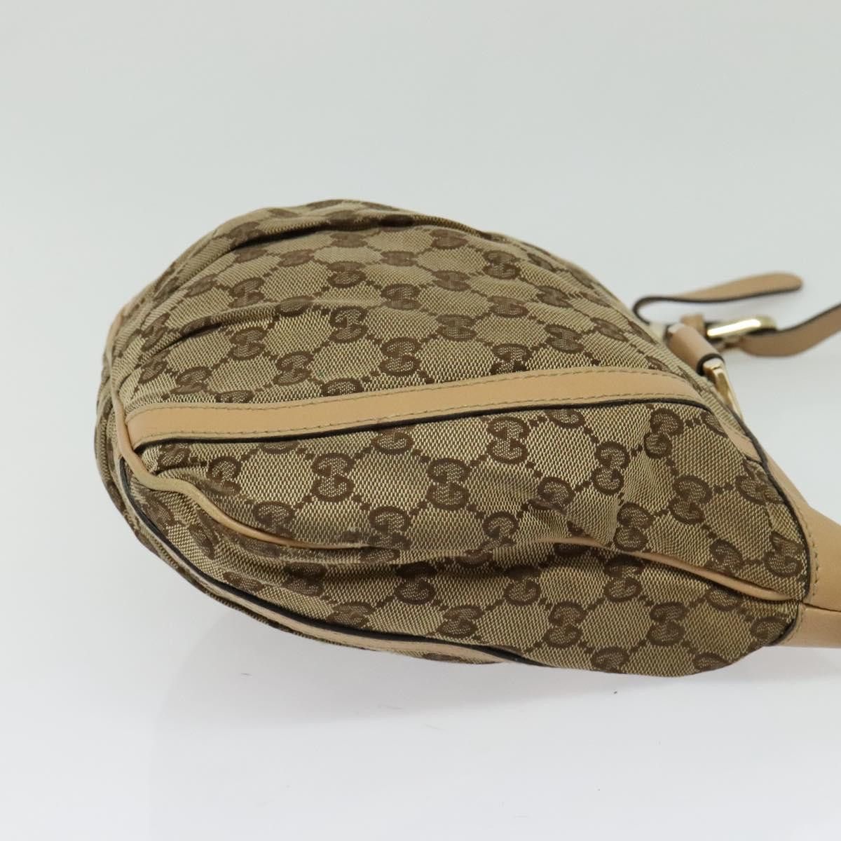 Gucci GUCCI GG Canvas Shoulder Bag Beige Gold Size ONE SIZE - 17 Thumbnail
