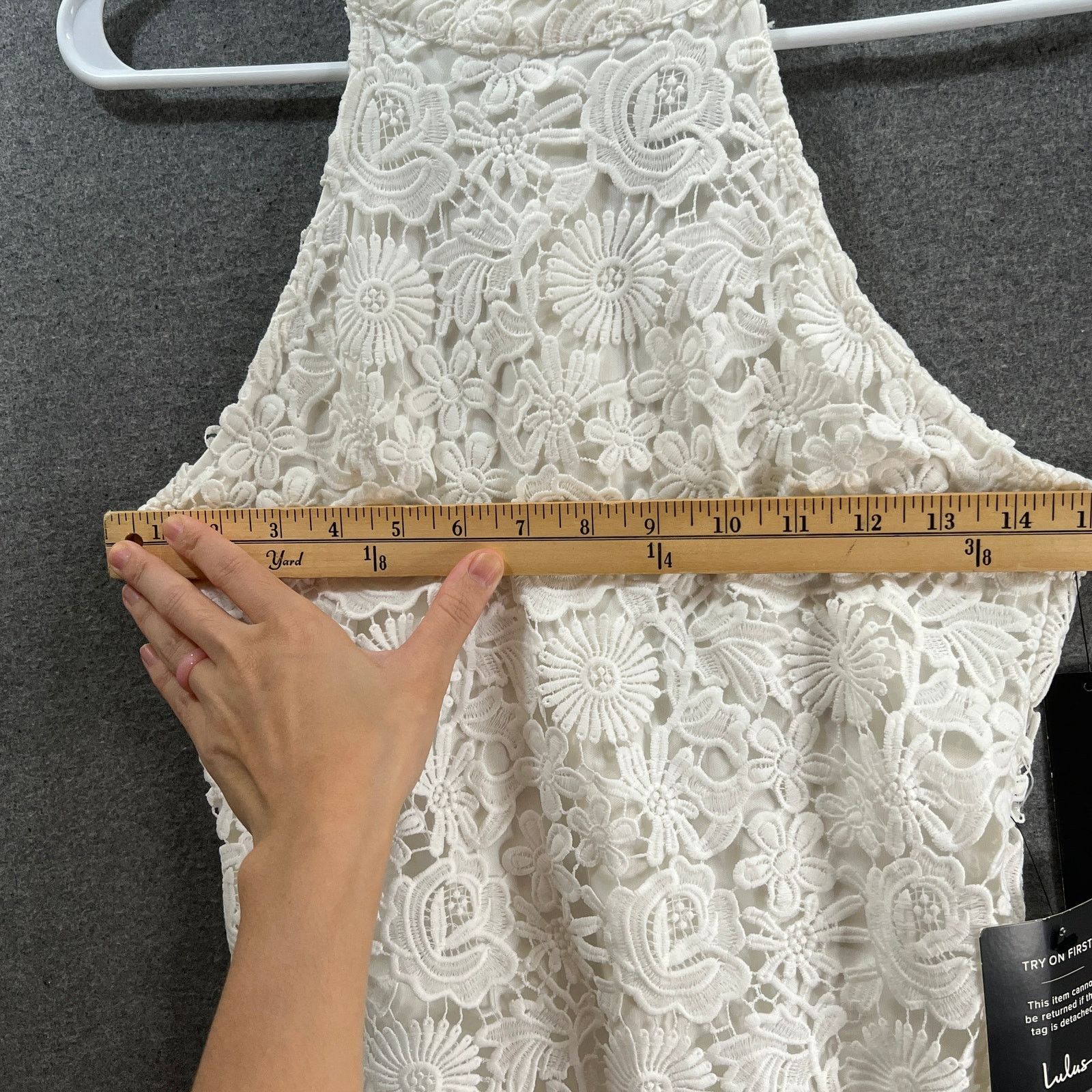 Other Lulus White Lace Dress Women Size Small Mini Dress Size S / US 4 / IT 40 - 4 Thumbnail