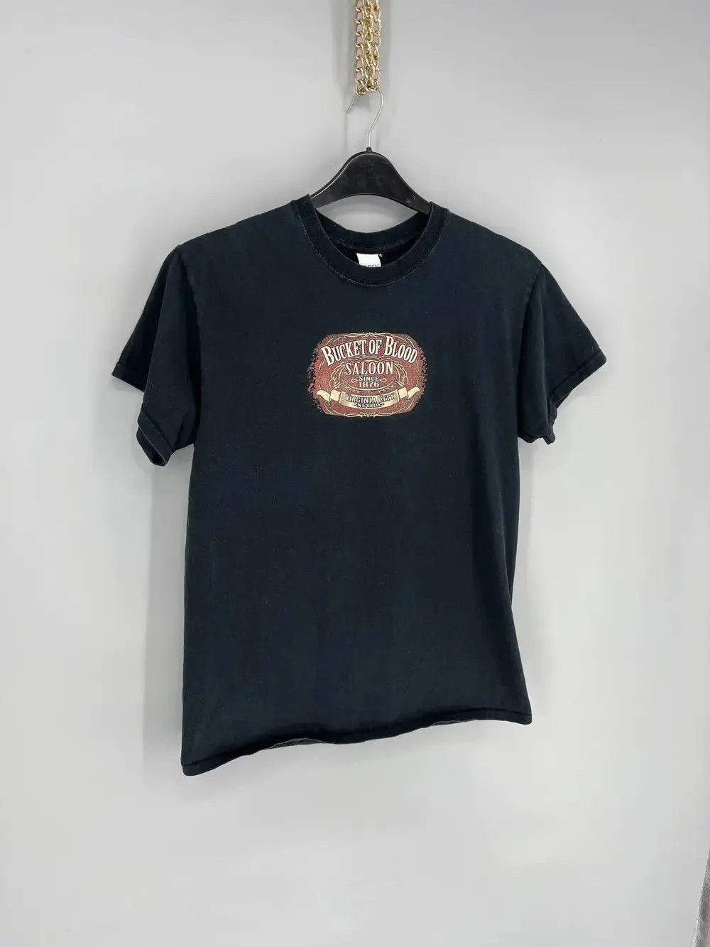 Band Tees Vintage Motorcycle Faded Bucket Of Blood Saloon M Nevada Size US M / EU 48-50 / 2 - 4 Thumbnail