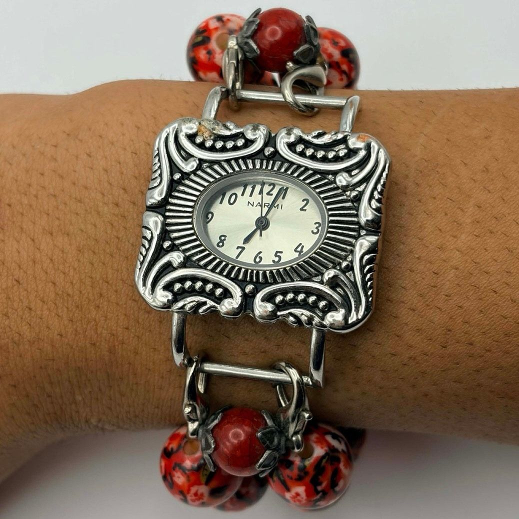 Other Red Beaded Narmi Watch Size ONE SIZE - 1 Thumbnail