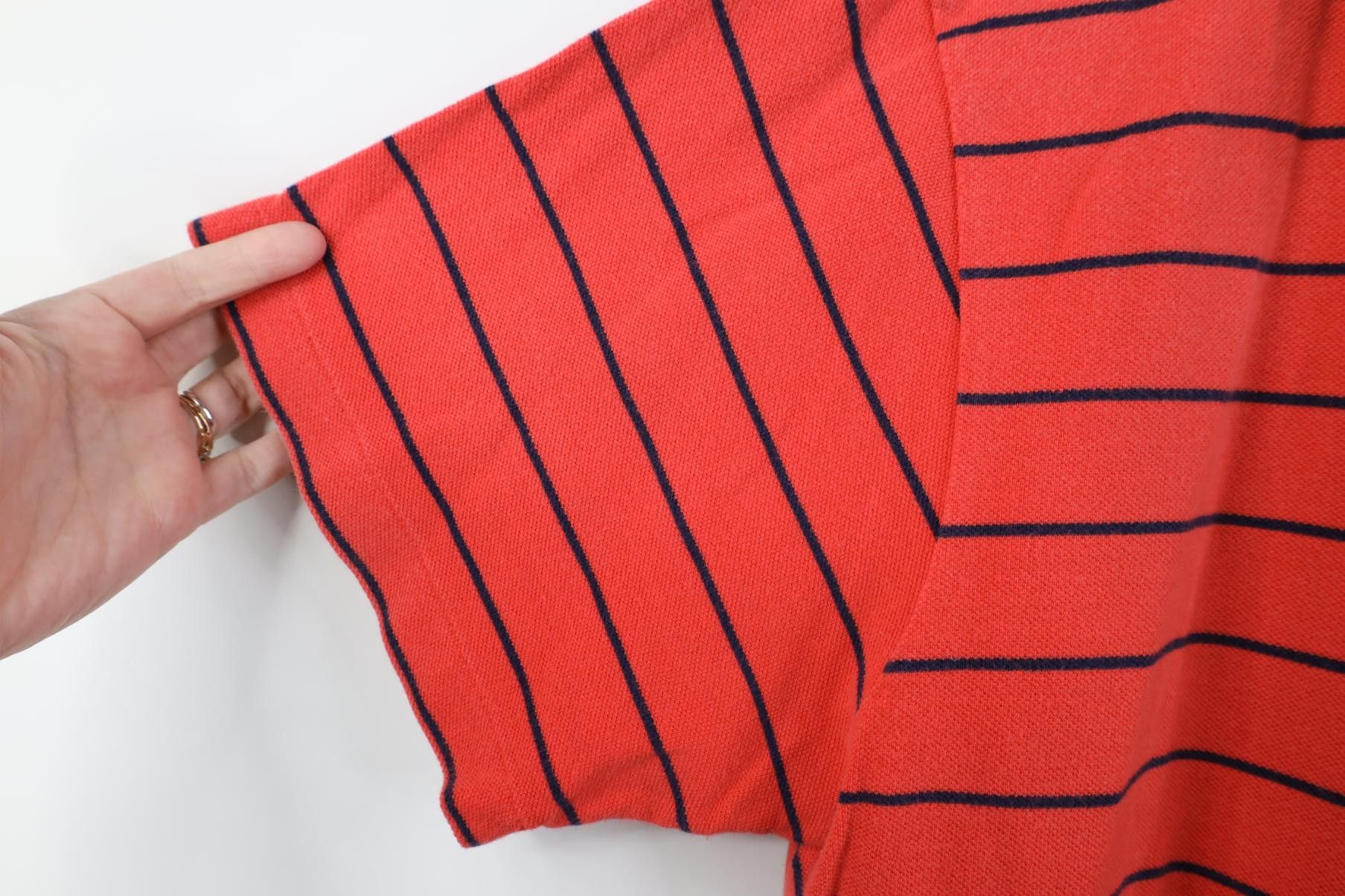 Polo Ralph Lauren Vintage 90s Ralph Lauren Striped Knit Golf Polo Shirt Cotton Size US L / EU 52-54 / 3 - 8 Thumbnail