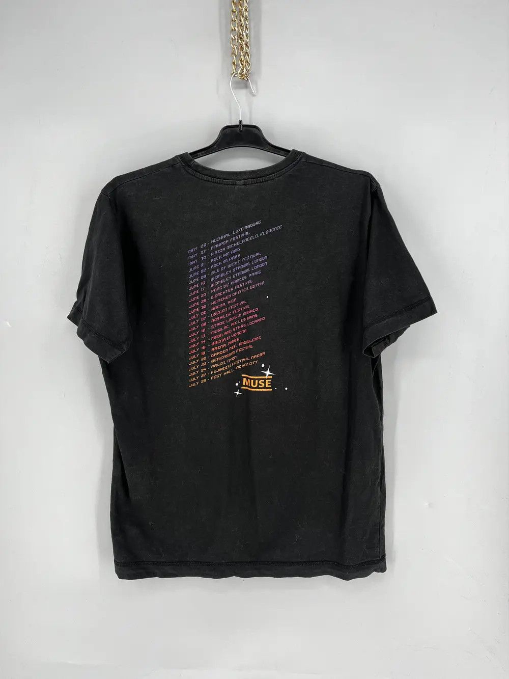 Vintage Muse - Australia Tour Shirt 2007 SUNFADED TEE Size US L / EU 52-54 / 3 - 8 Thumbnail