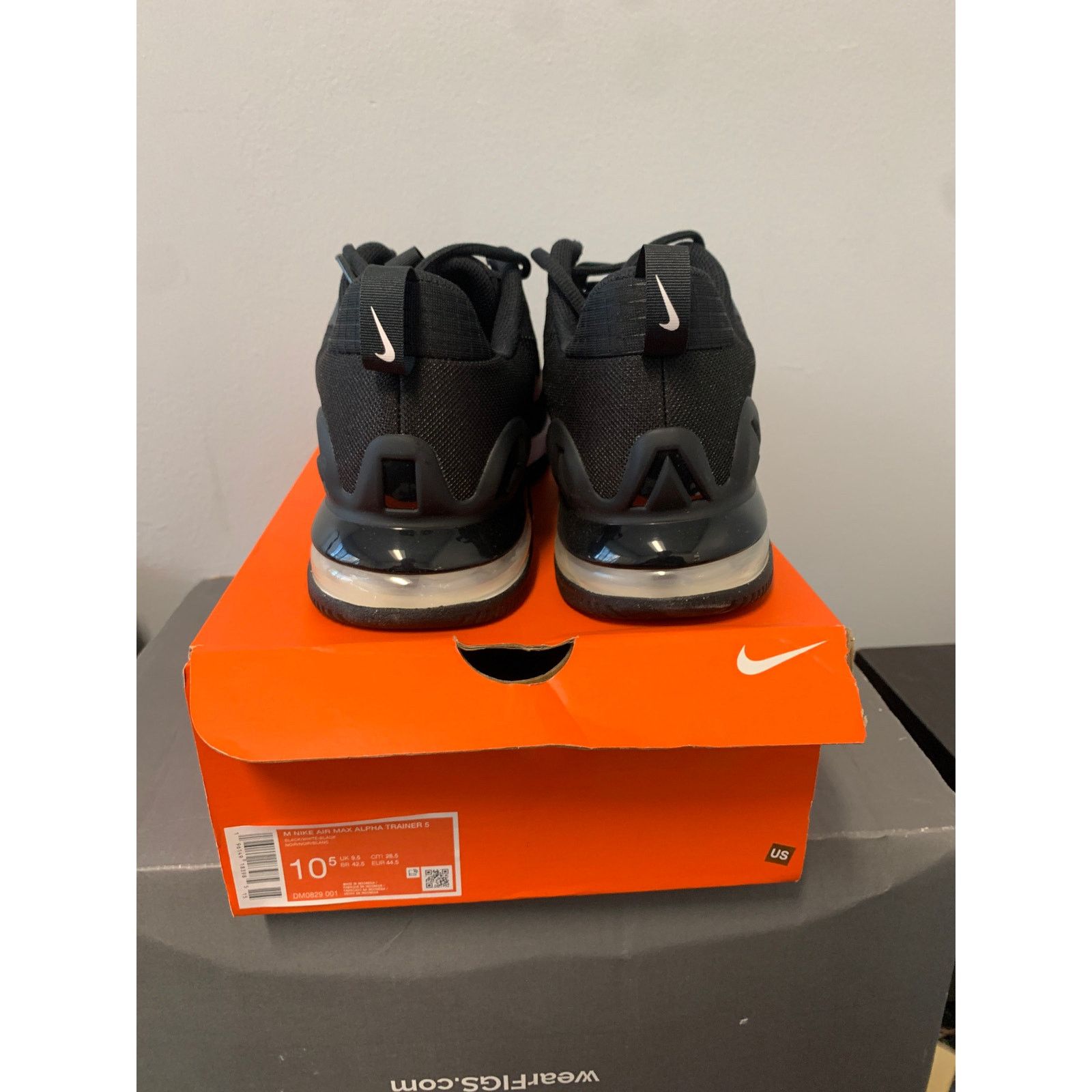 Nike Nike Air Max Alpha Trainer 5 Black White Size 10.5 Size US 10.5 / EU 43-44 - 3 Thumbnail
