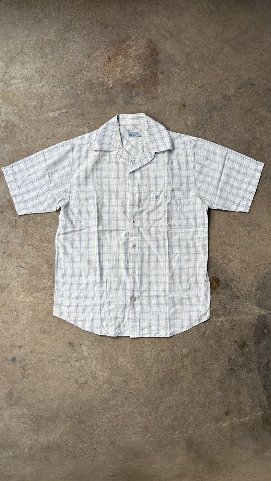 Kenzo Vintage Kenzo Open Collar Shirt🌹 Size US L / EU 52-54 / 3 - 1 Thumbnail