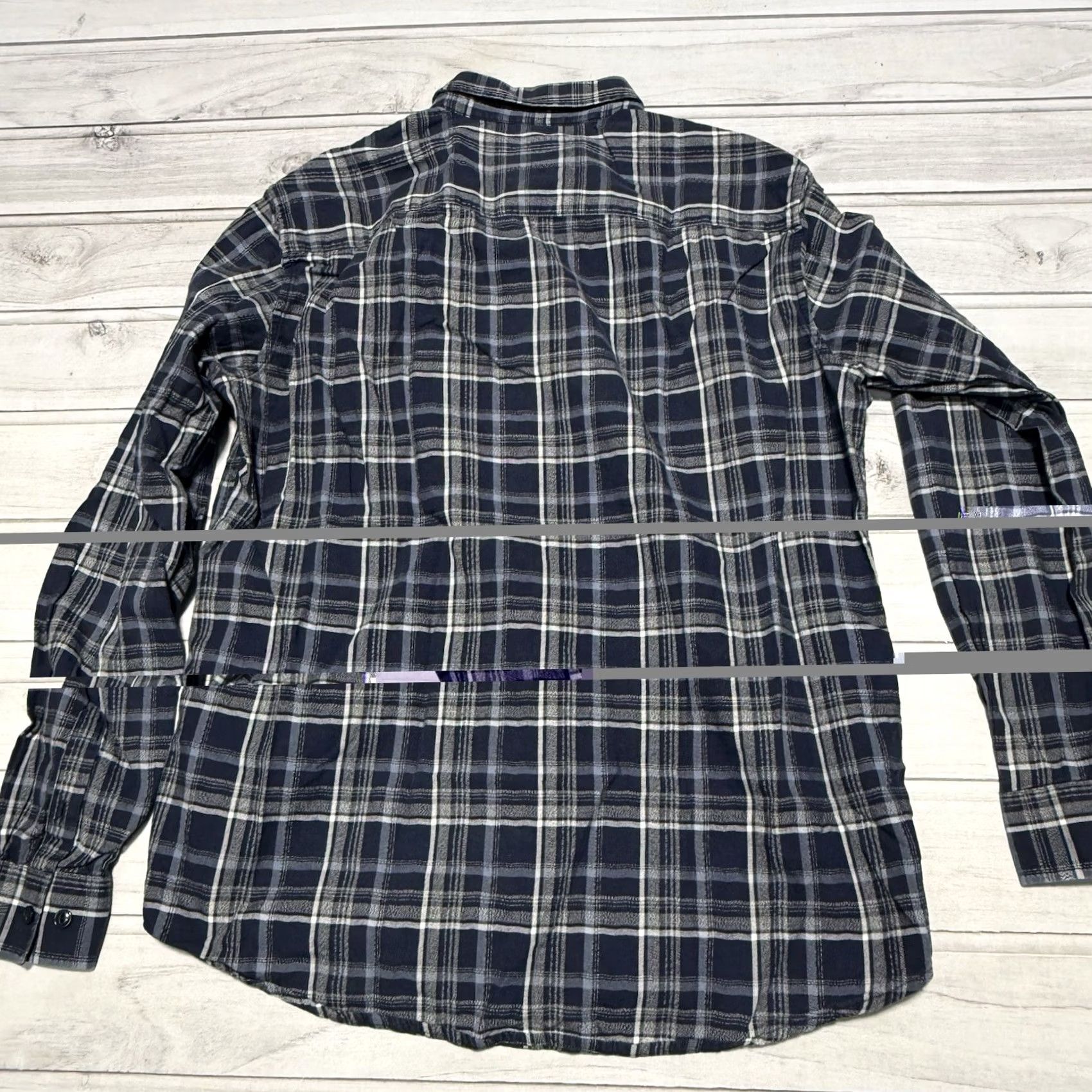 Armani Exchange Armani Exchange Shirt Mens XL Blue Plaid Long Sleeve Button Up Shirt Men Regular Size Extra details Size US XL / EU 56 / 4 - 3 Thumbnail