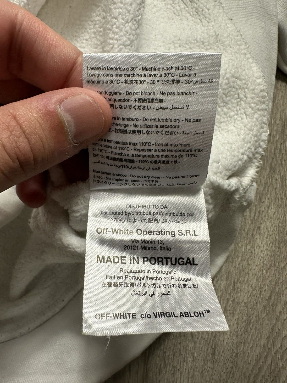 Off-White Off-White “OFF” College Style Hoodie Size US S / EU 44-46 / 1 - 7 Thumbnail