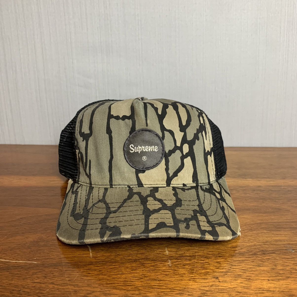 Supreme Supreme Tree Bark Camo Trucker Hat 2006 | Grailed