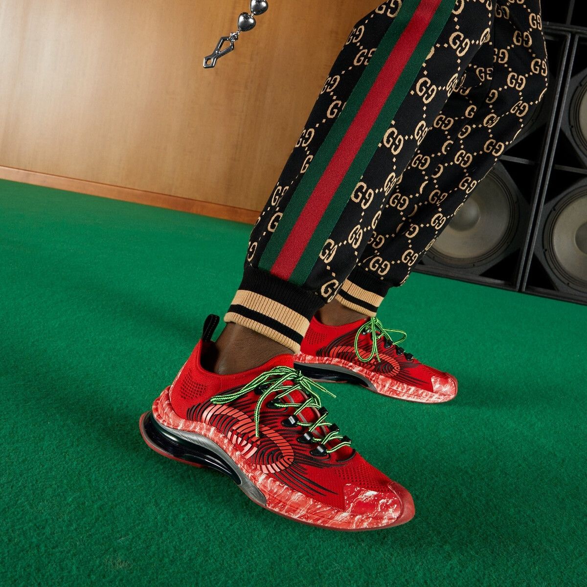 Gucci o1s1wg110725 GG Jersey Cotton Jogging Pant in Multicolor Size US 28 / EU 44 - 5 Thumbnail