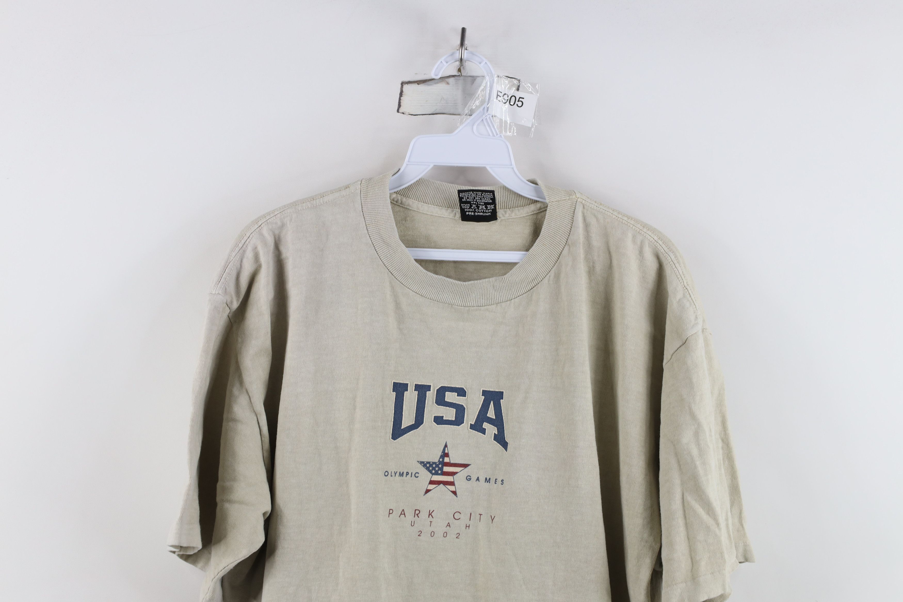 Vintage Vintage Winter Olympics Park City Utah T-Shirt Beige USA Size US L / EU 52-54 / 3 - 2 Thumbnail