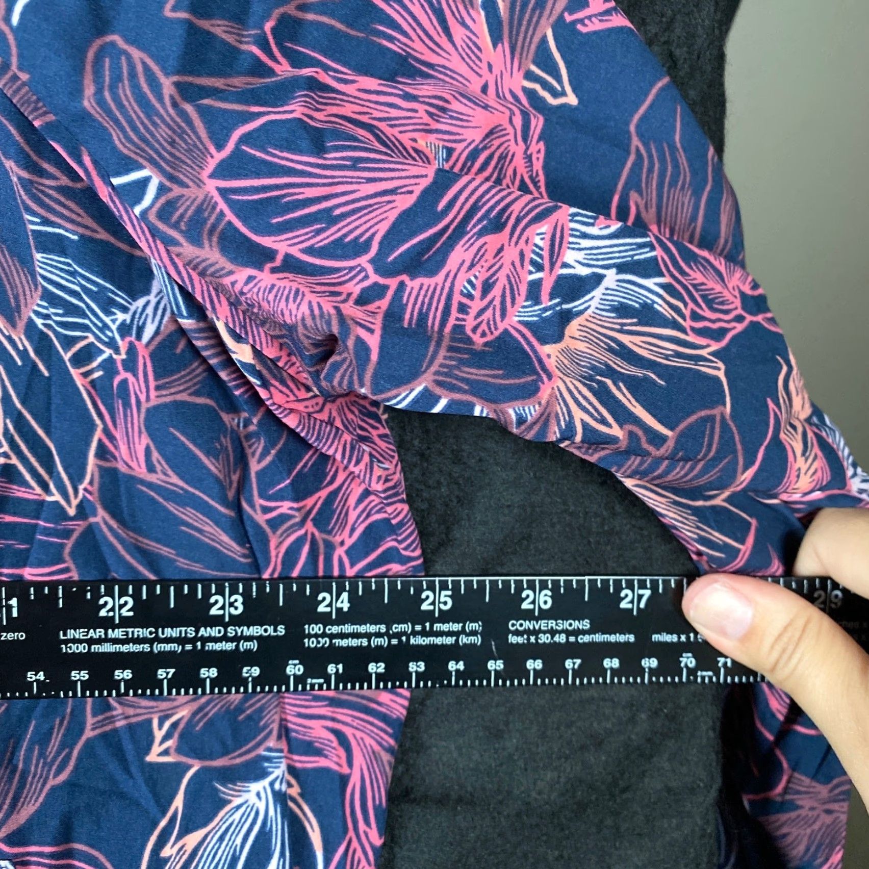 Vintage Active Zone Women Jacket Blue Pink Floral Full Zip Hooded Lightweight Stretch 2X Size XXL / US 16-18 / IT 52-54 - 6 Thumbnail