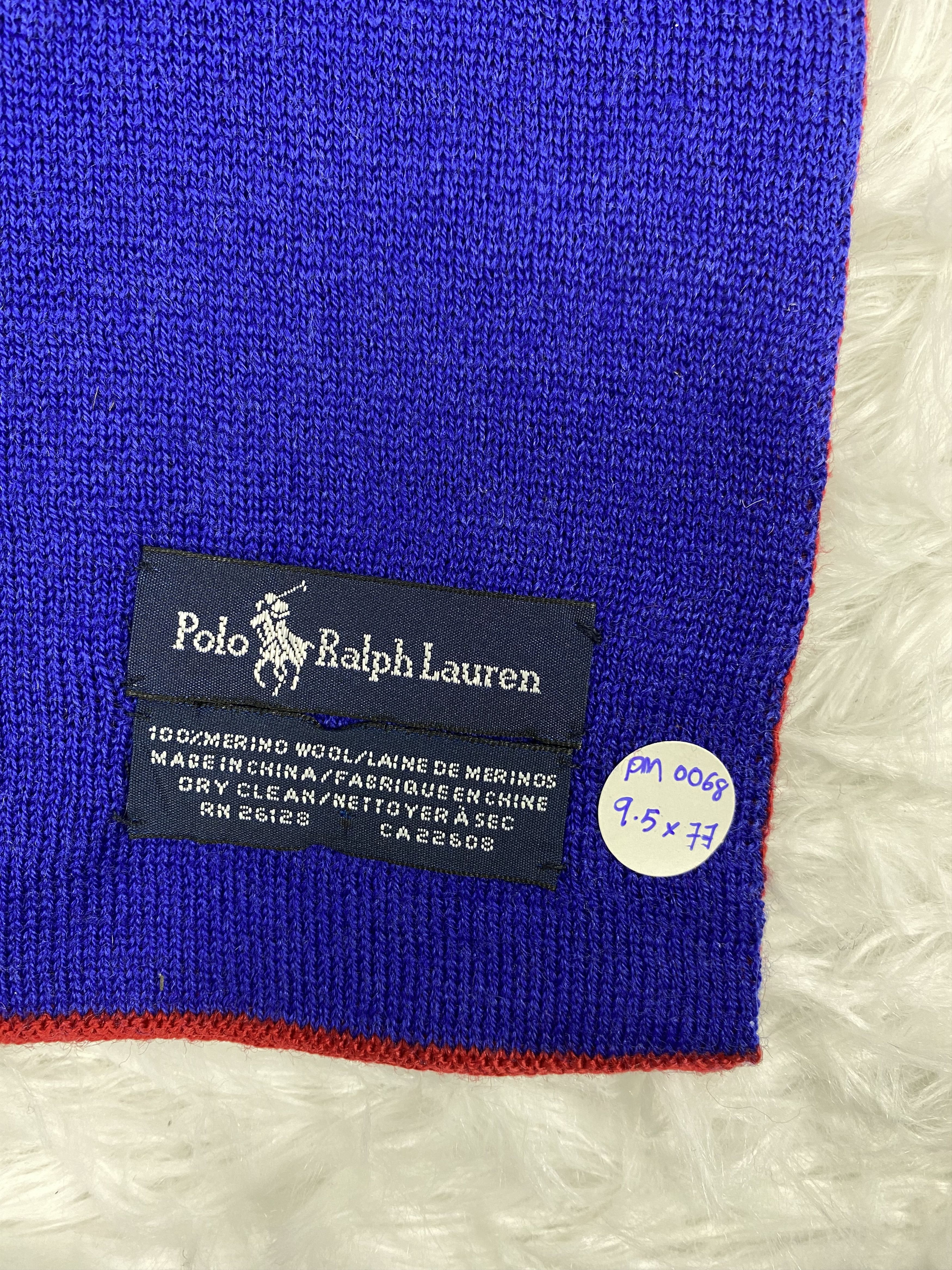 Polo Ralph Lauren Vintage Polo Ralph Lauren Scarf / Muffler Neckwear PM0068 Size ONE SIZE - 2 Thumbnail