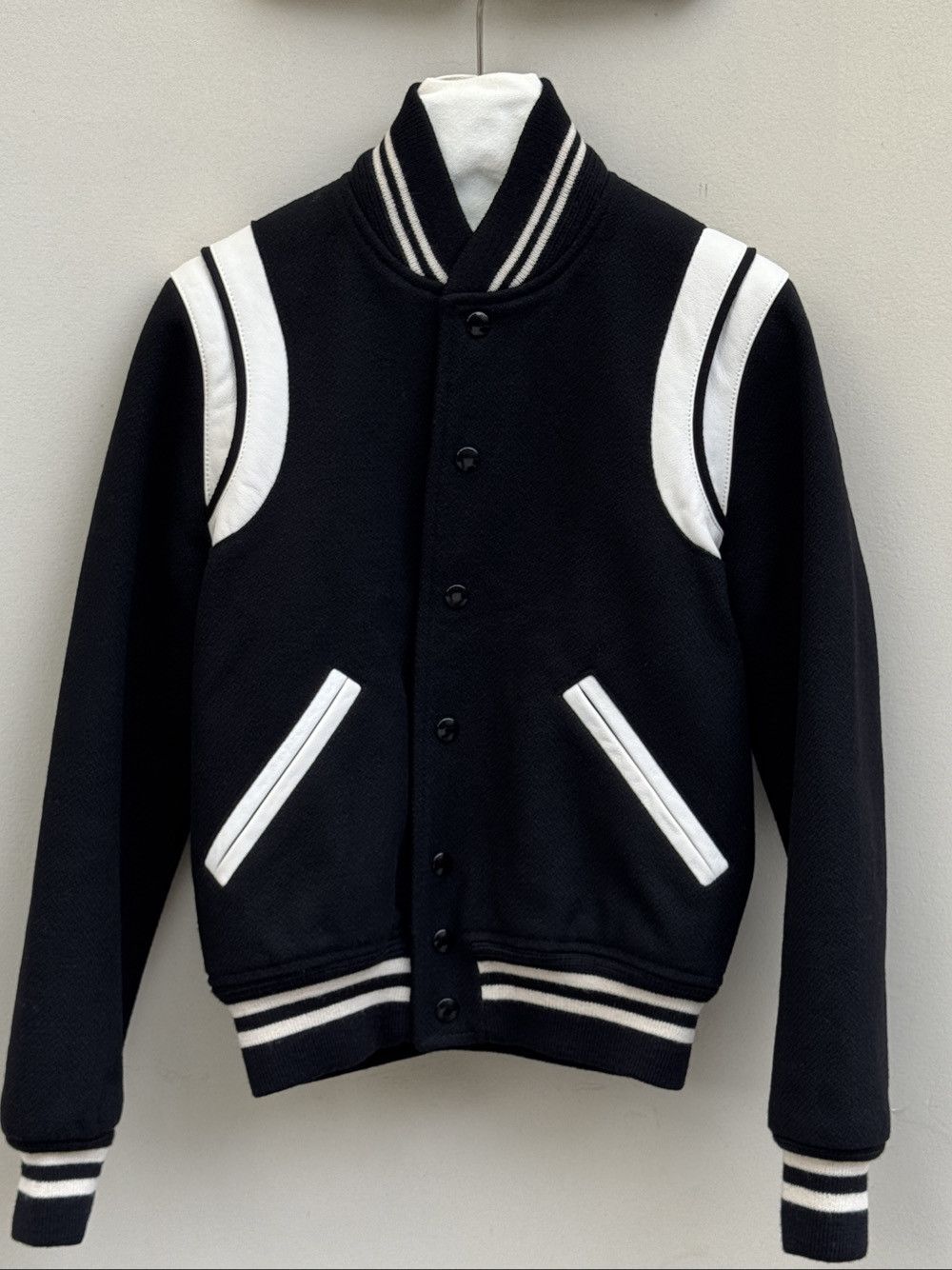 Saint Laurent Paris Saint Laurent Teddy Varsity Jacket Size 36 Size XS / US 0-2 / IT 36-38 - 1 Thumbnail