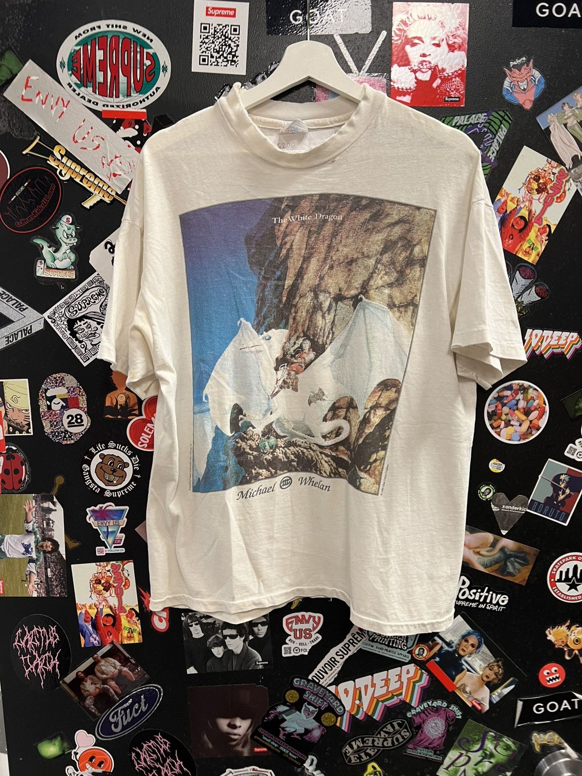 Vintage Vintage Michael Whelan The White Dragon Art Shirt Size US L / EU 52-54 / 3 - 1 Thumbnail
