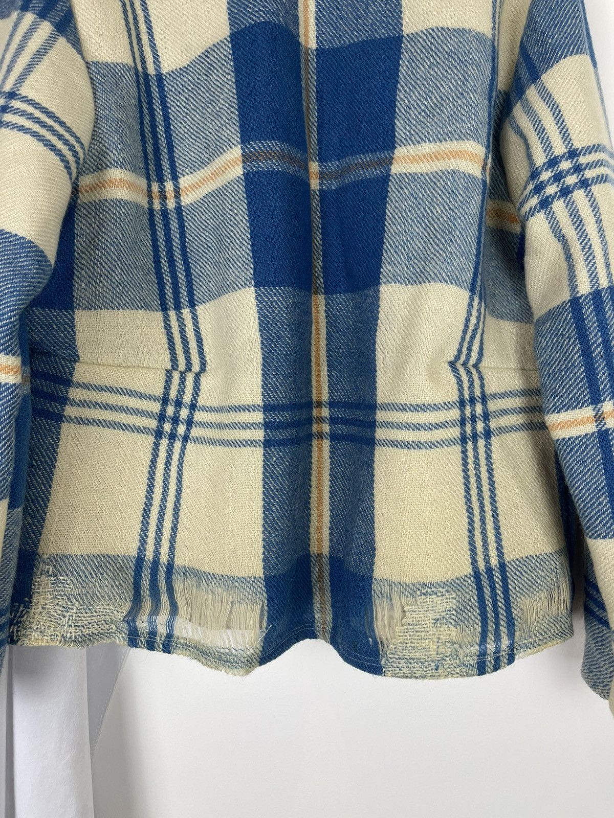 Chorley Chorley Oversized distressed wool darted flannel jacket Size US L / EU 52-54 / 3 - 5 Thumbnail