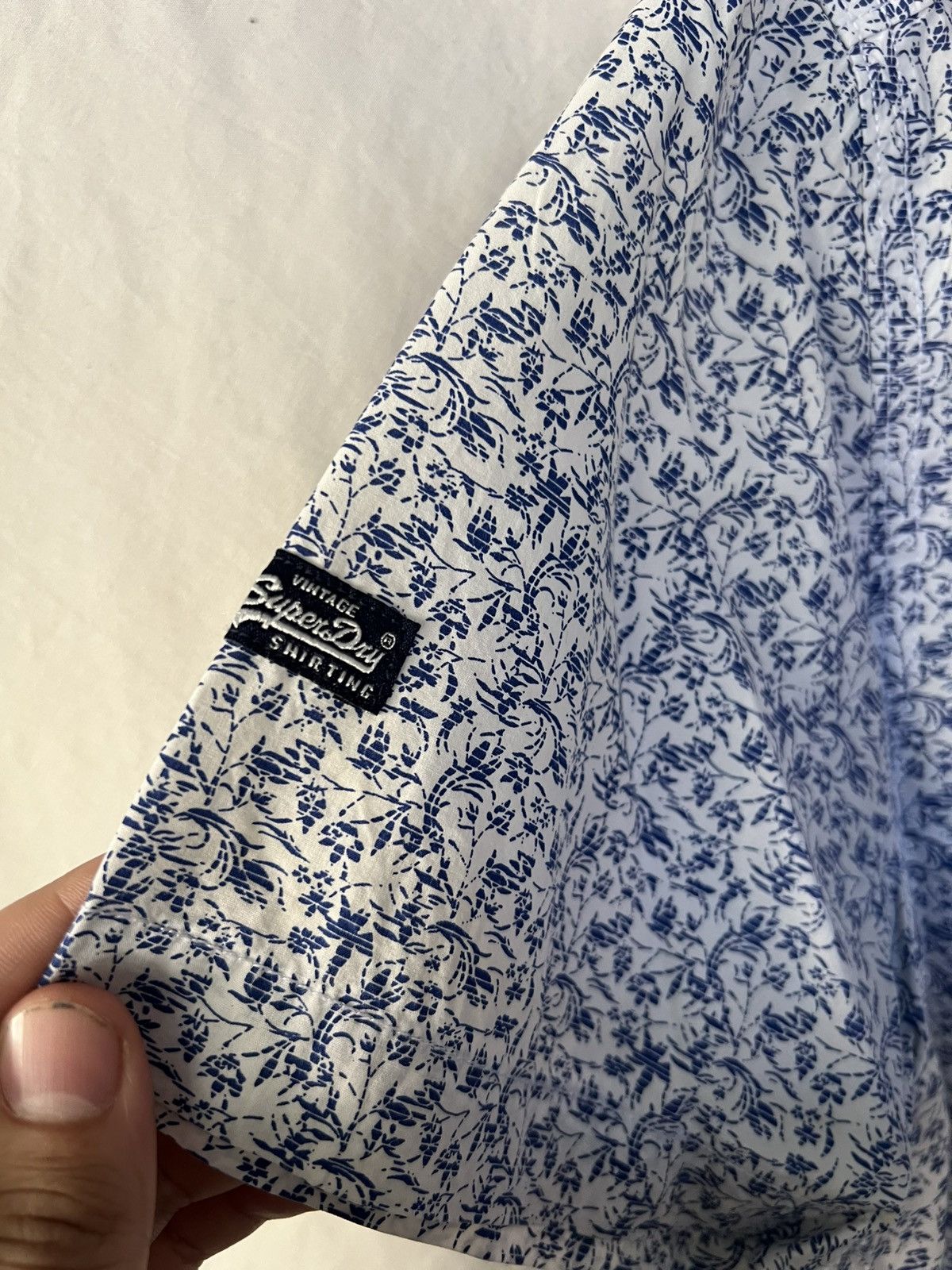 Superdry Superdry Shoreditch Button Down Short Sleeve Shirt Size US L / EU 52-54 / 3 - 3 Thumbnail