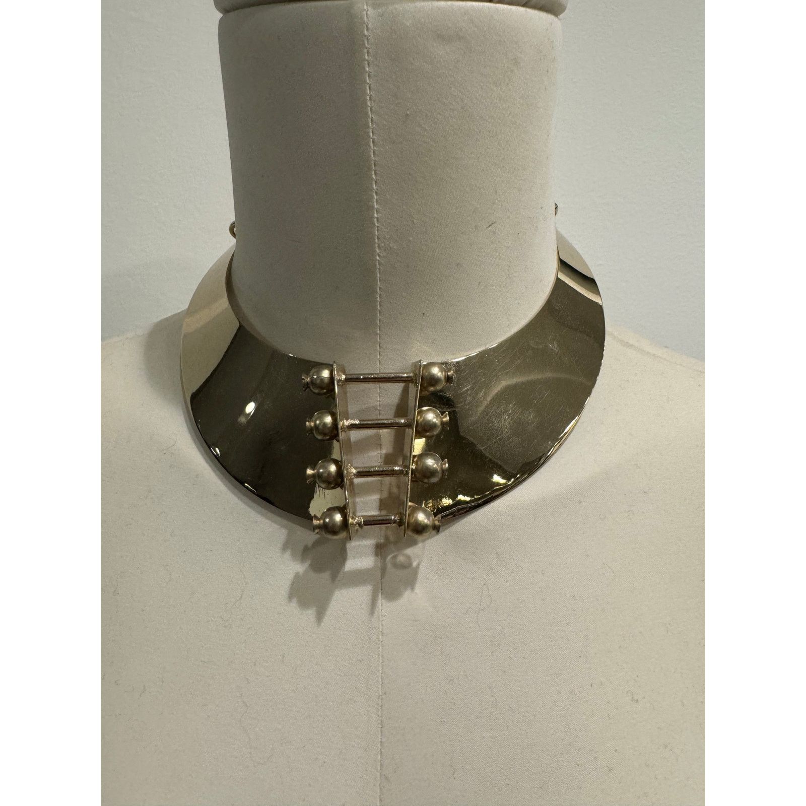 Roberto Cavalli 2000s Roberto Cavalli metallic chocker necklace Size ONE SIZE - 2 Thumbnail