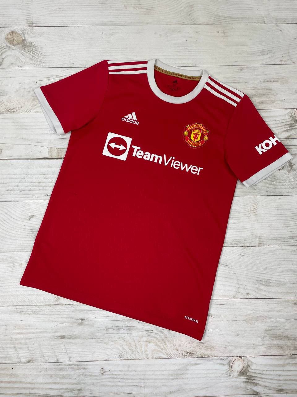 Adidas Manchester United 2021 2022 Ronaldo #7 Home Shirt Jersey Size US M / EU 48-50 / 2 - 2 Thumbnail