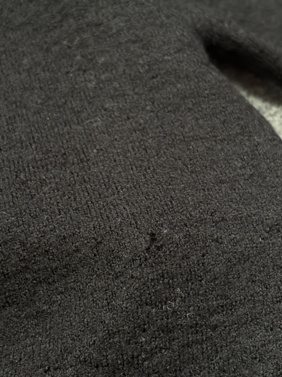 Acne Studios Acne Studios Archive Black Shawl Collar Ribbed Cardigan Size M / US 6-8 / IT 42-44 - 7 Thumbnail