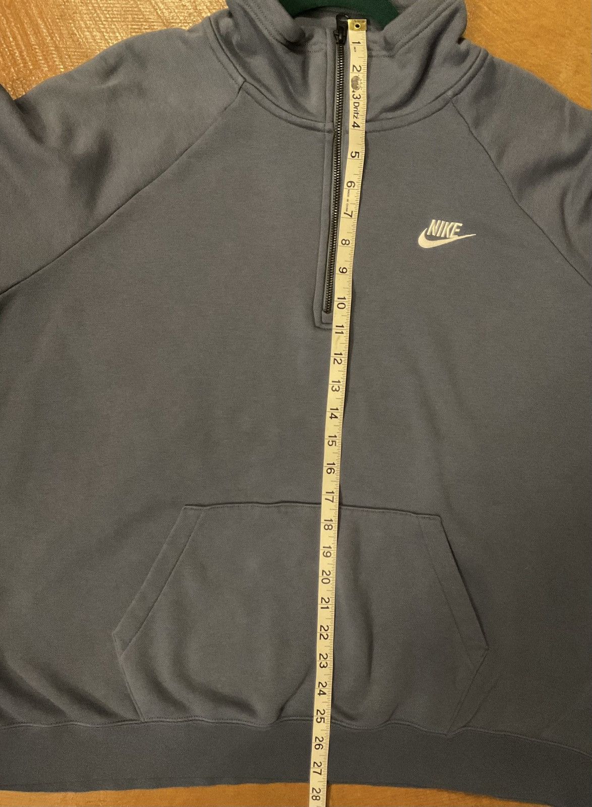 Nike Nike Steel Blue Half-Zip Pullover Size US XXL / EU 58 / 5 - 3 Thumbnail