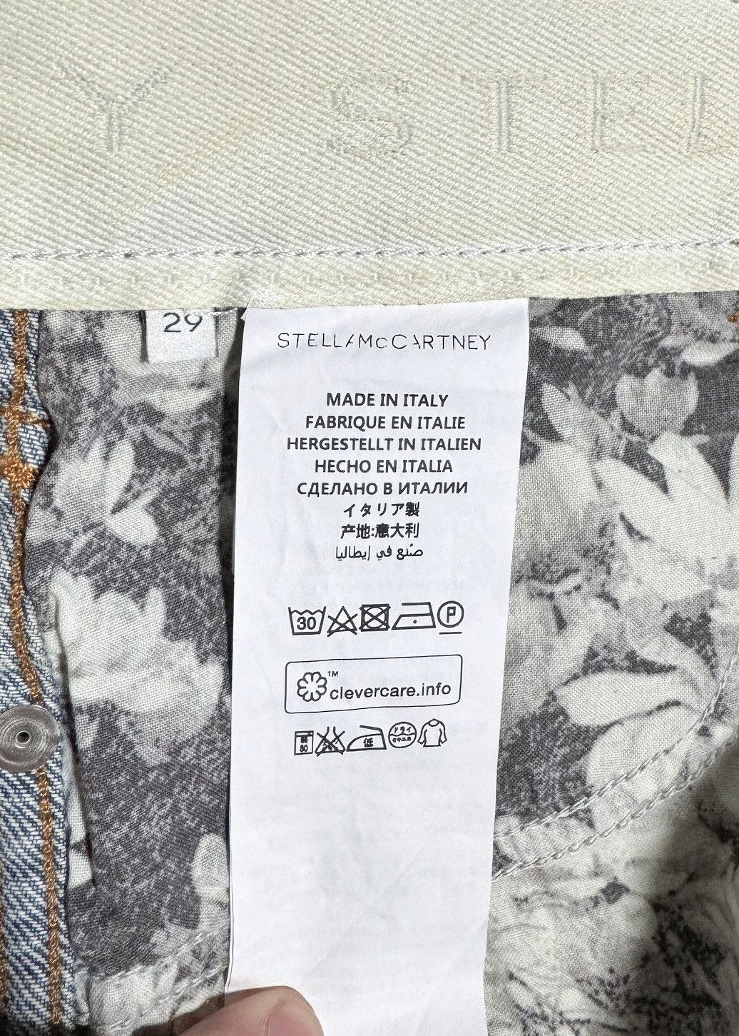 Stella McCartney Stella McCartney Patch Embroidered Boyfriend Blue Jeans Size 29" - 8 Thumbnail