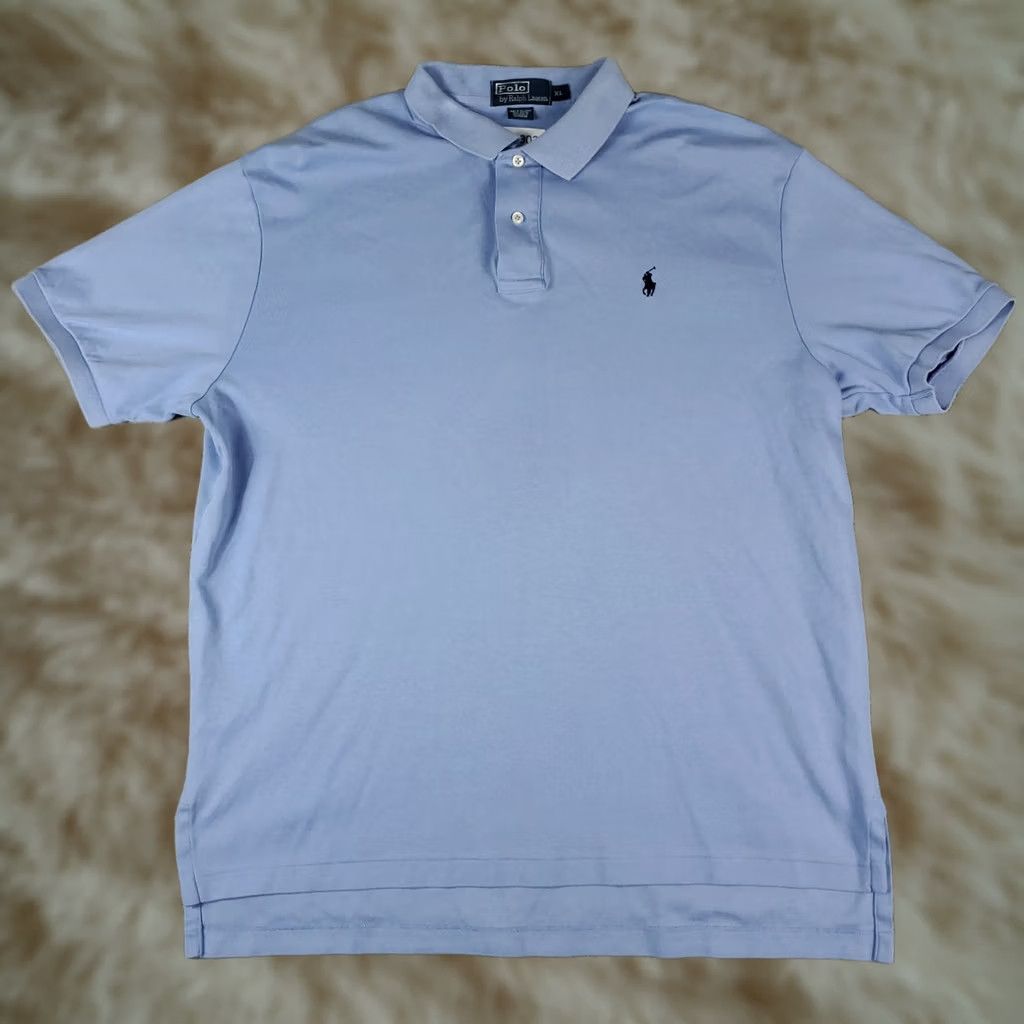 Ralph Lauren Ralph Lauren Polo Shirt Mens XL Blue Pony Casual Short Sleeve Size US XL / EU 56 / 4 - 1 Thumbnail