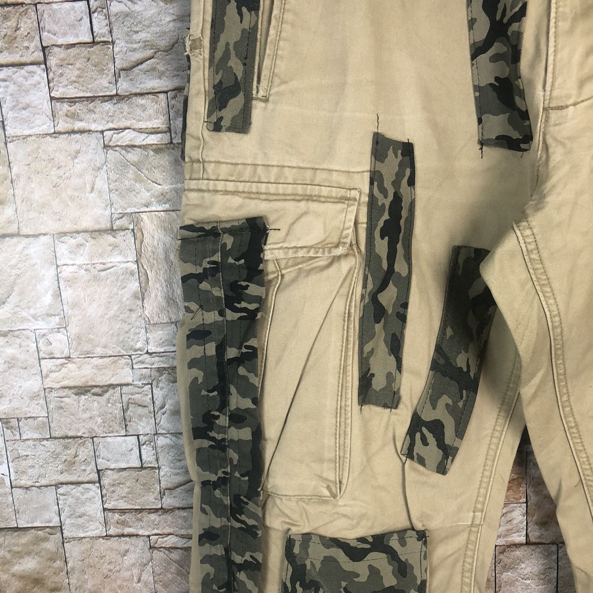 Vintage Gap rework Custom utility patchwork Cargo Pants #A363 Size US 32 / EU 48 - 10 Thumbnail