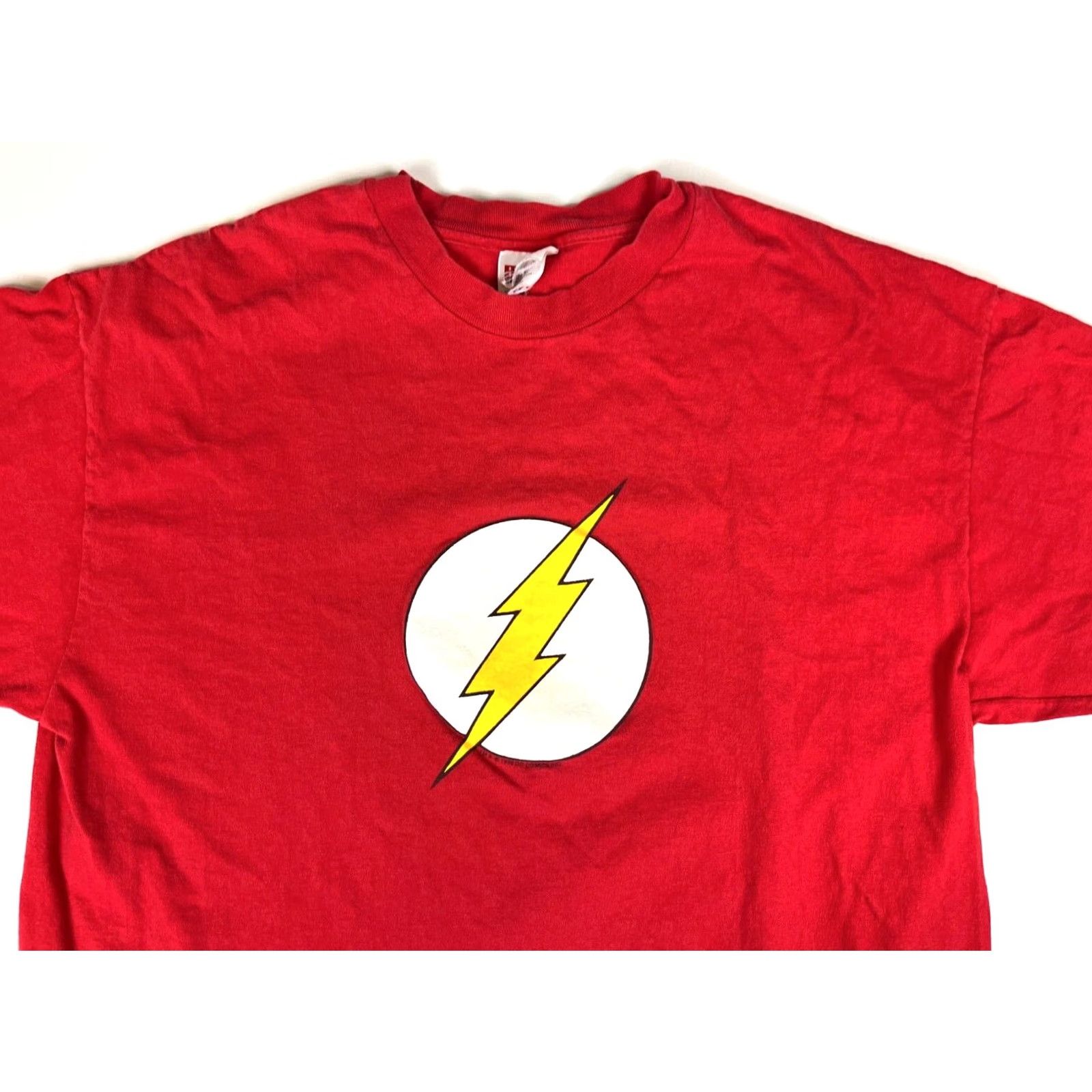 Hanes VINTAGE DC Comics The Flash T-Shirt Hanes Made in USA XL Red Unisex Adults Crew Neck Short Sleeve Cartoon Comics 1988 Mens Womens Size US XL / EU 56 / 4 - 3 Thumbnail