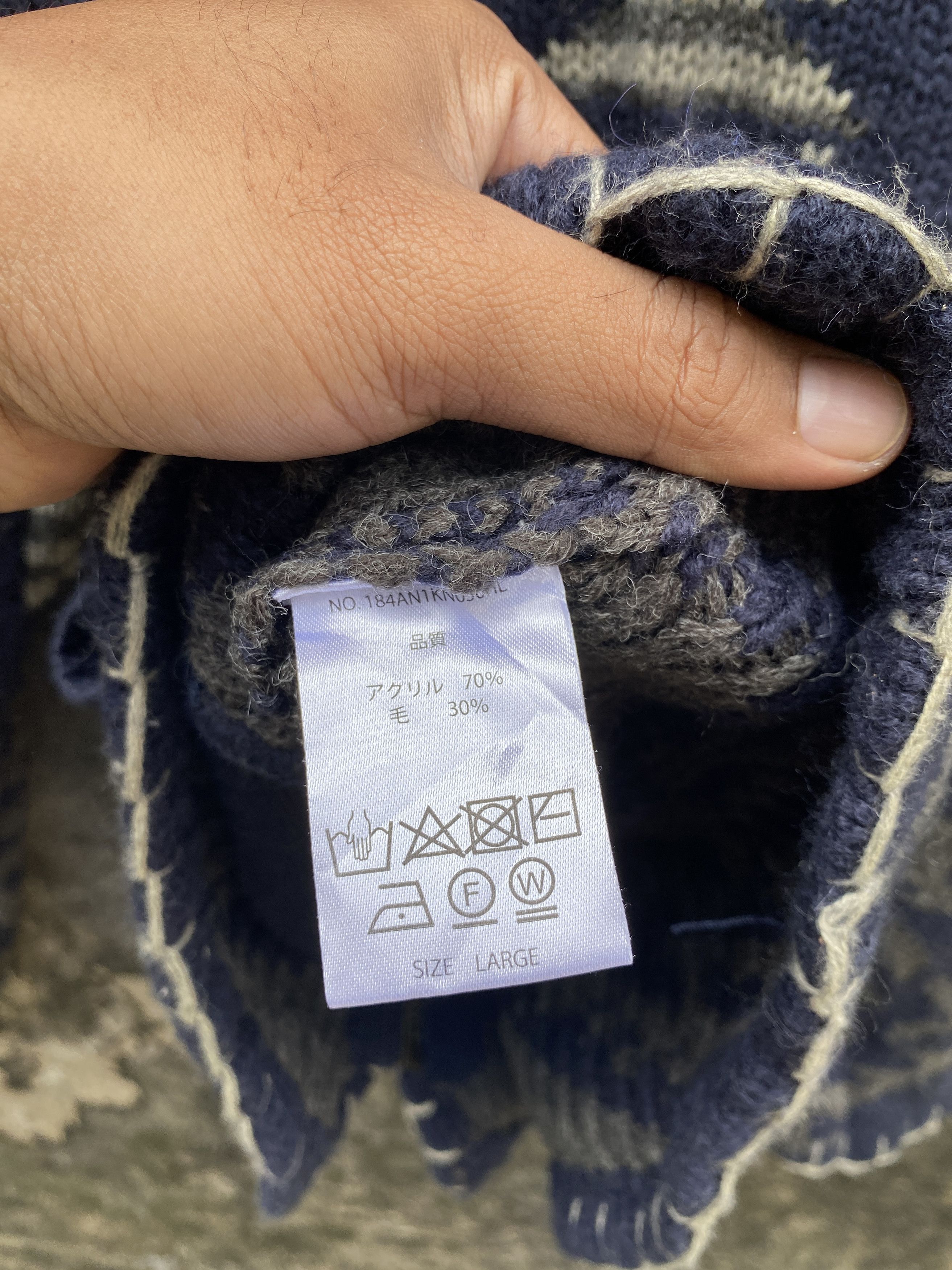Polo Ralph Lauren × Vintage Vintage Hula Lani Aztec Zipper Sweater Size US L / EU 52-54 / 3 - 5 Thumbnail
