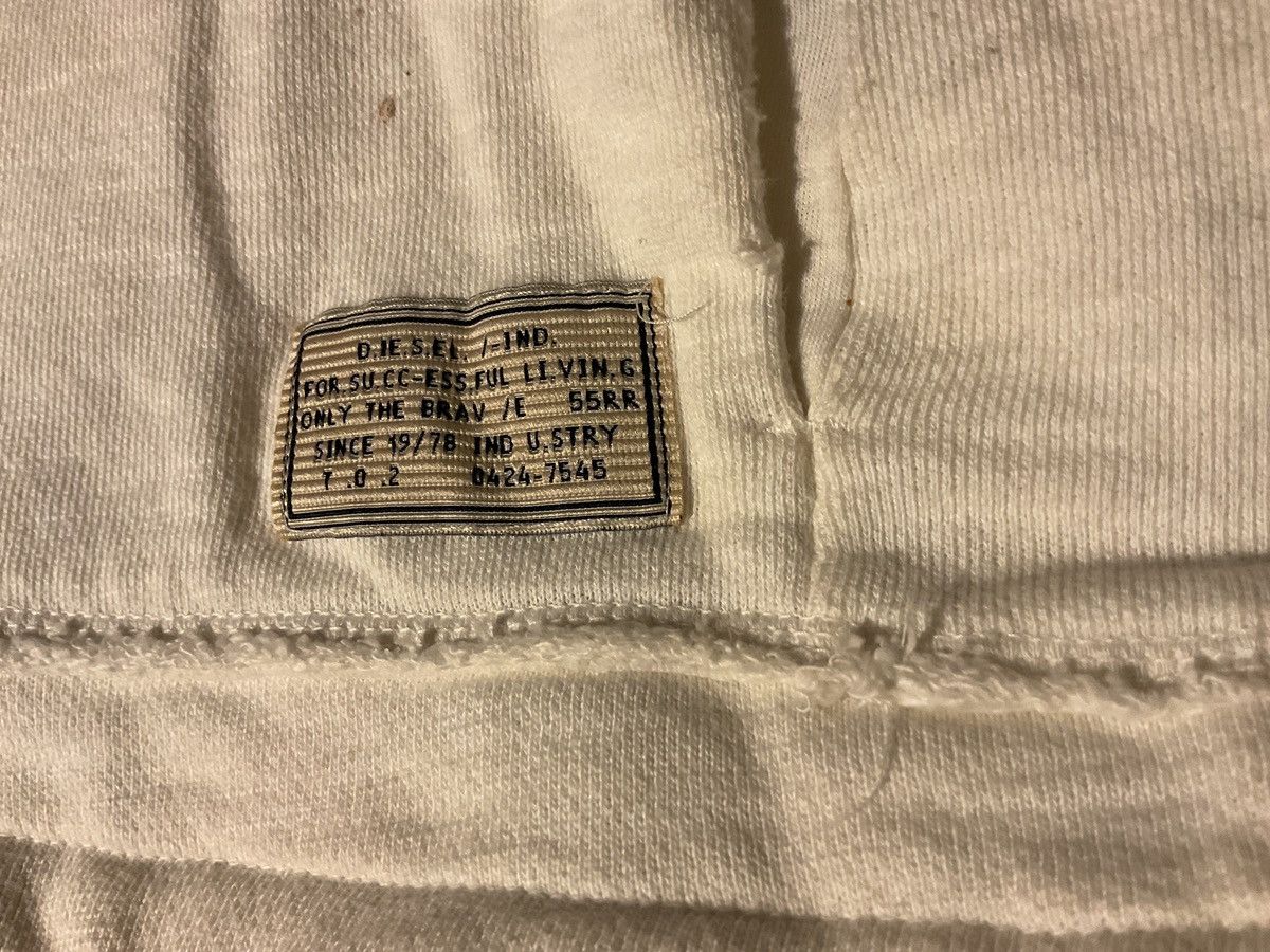 Diesel DIESEL Archive Buttoned Hoodie L vintage Off-White/Cream Size US L / EU 52-54 / 3 - 5 Thumbnail