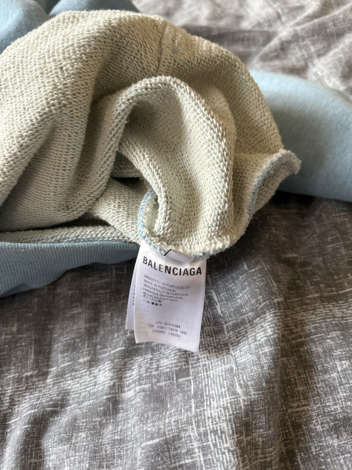 Balenciaga Balenciaga hoodie blue Size US S / EU 44-46 / 1 - 3 Thumbnail