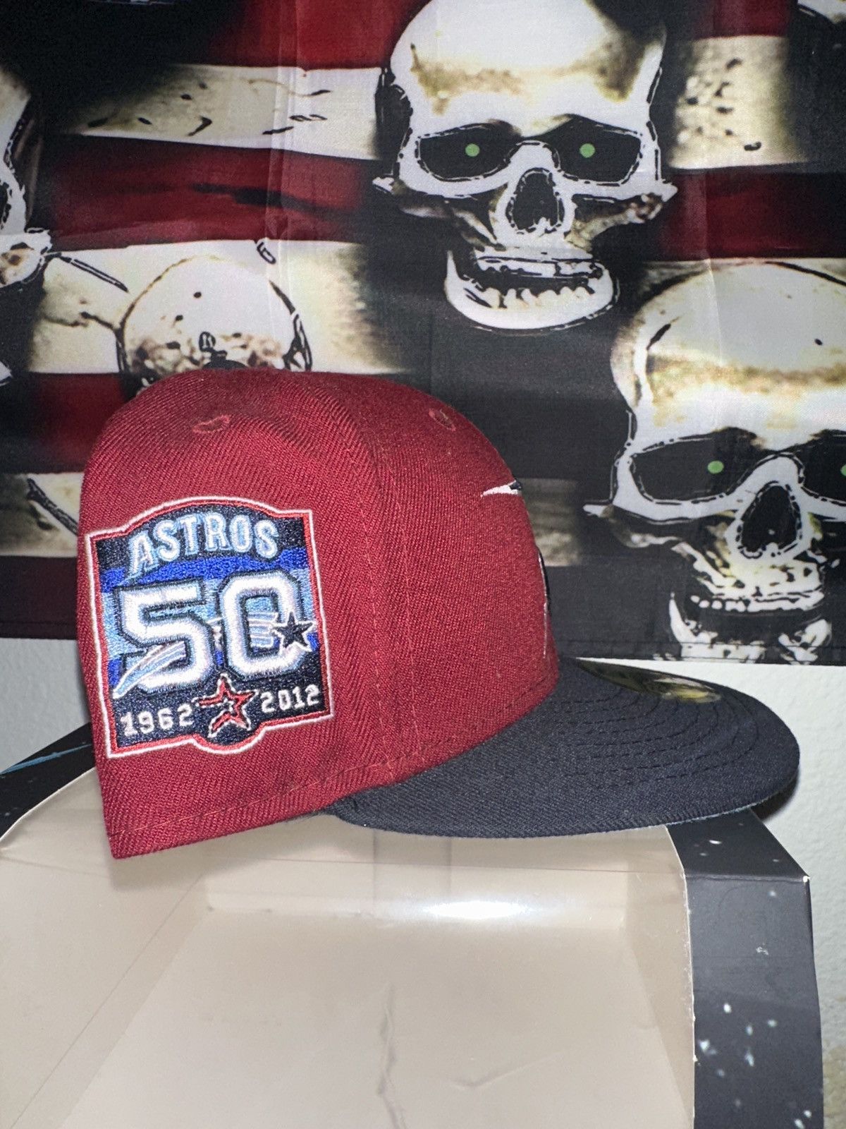 Hat Club × New Era 7 1/4 New Era Houston Astros Fitted Hat Size ONE SIZE - 2 Thumbnail