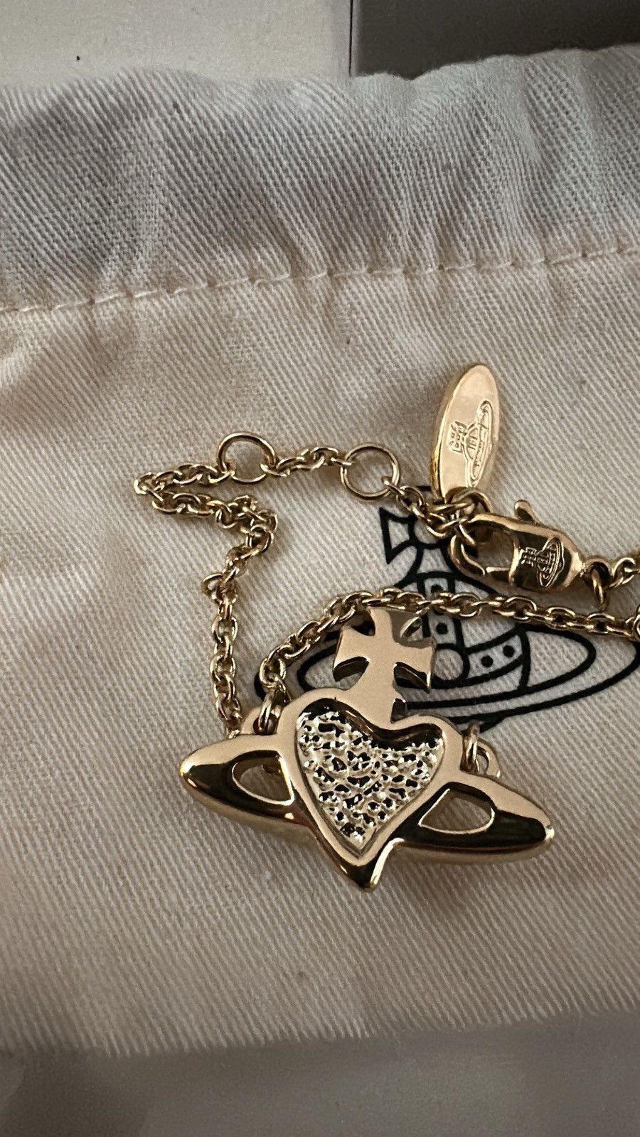 Vivienne Westwood Vivienne Westwood Heart Bracelet Size ONE SIZE - 4 Thumbnail