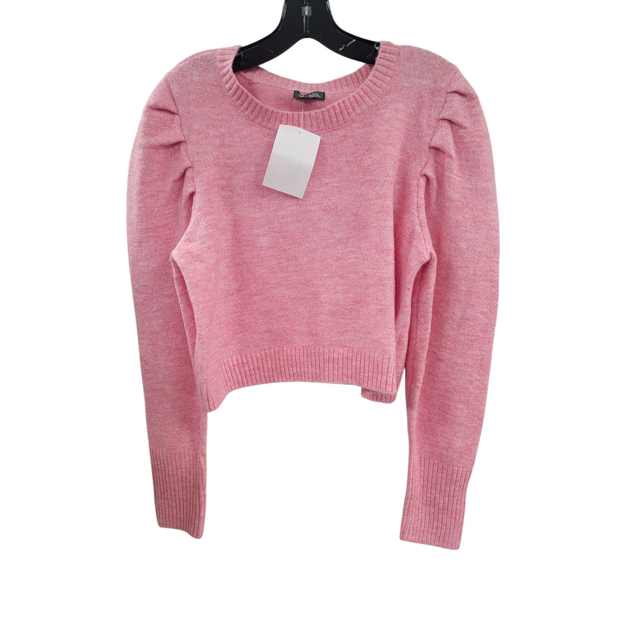 Other Wild Fable Pink Puff Shoulder Sweater Acrylic Blend Size S Size S / US 4 / IT 40 - 1 Thumbnail