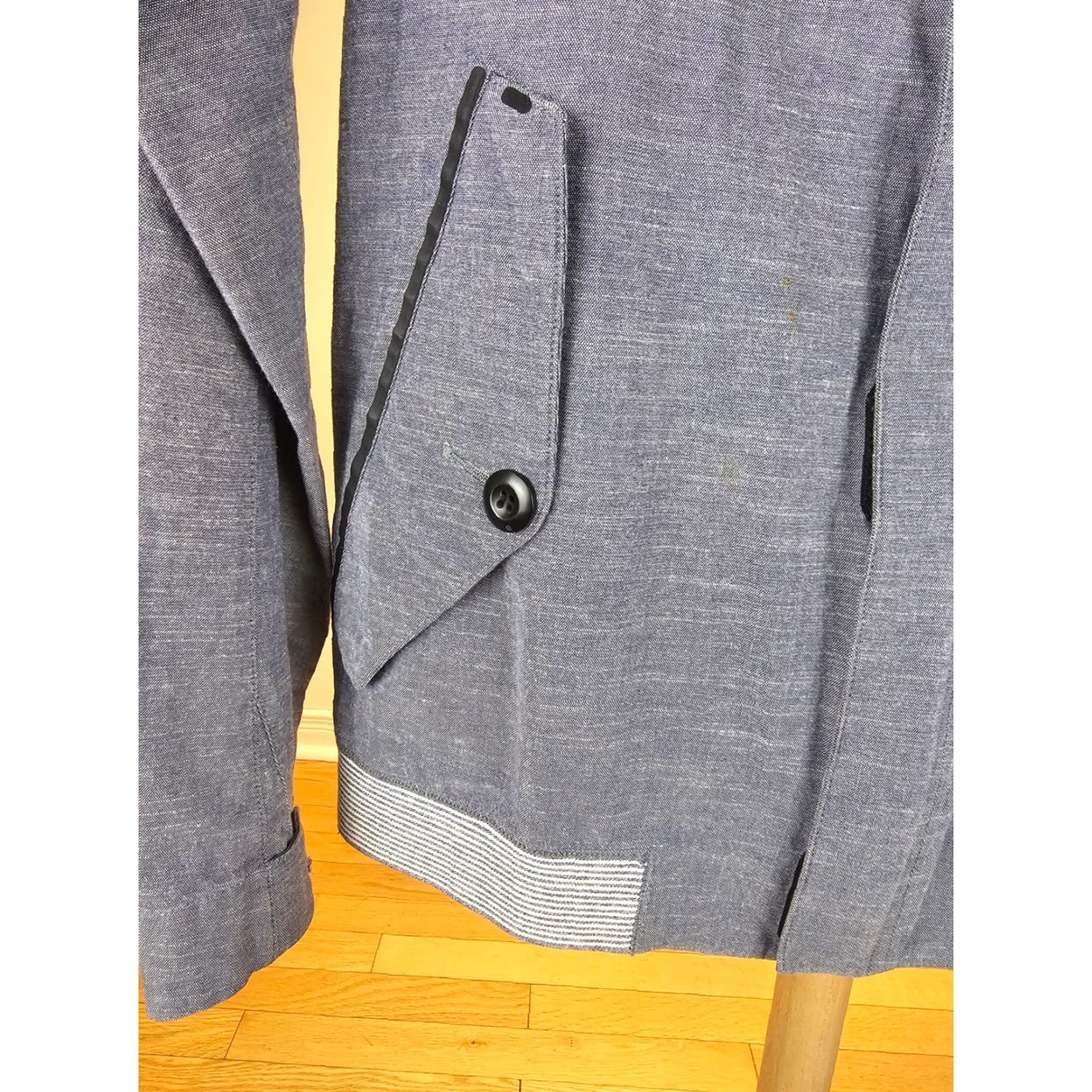 Nike VINTAGE NIKE WINDBREAKER JACKET MILITARY STYLE SZ MEDIUM NAVY BLUE Mens Windbreaker Jacket 90s Style Size US M / EU 48-50 / 2 - 3 Thumbnail