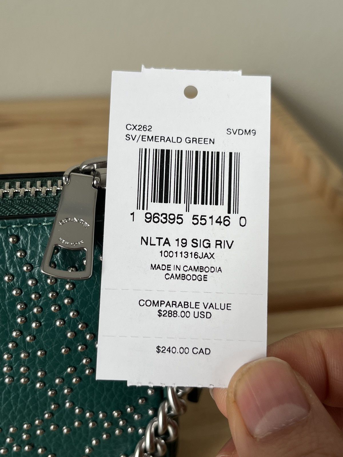 Coach Coach Nolita 19 With Signature Rivets Size ONE SIZE - 4 Thumbnail