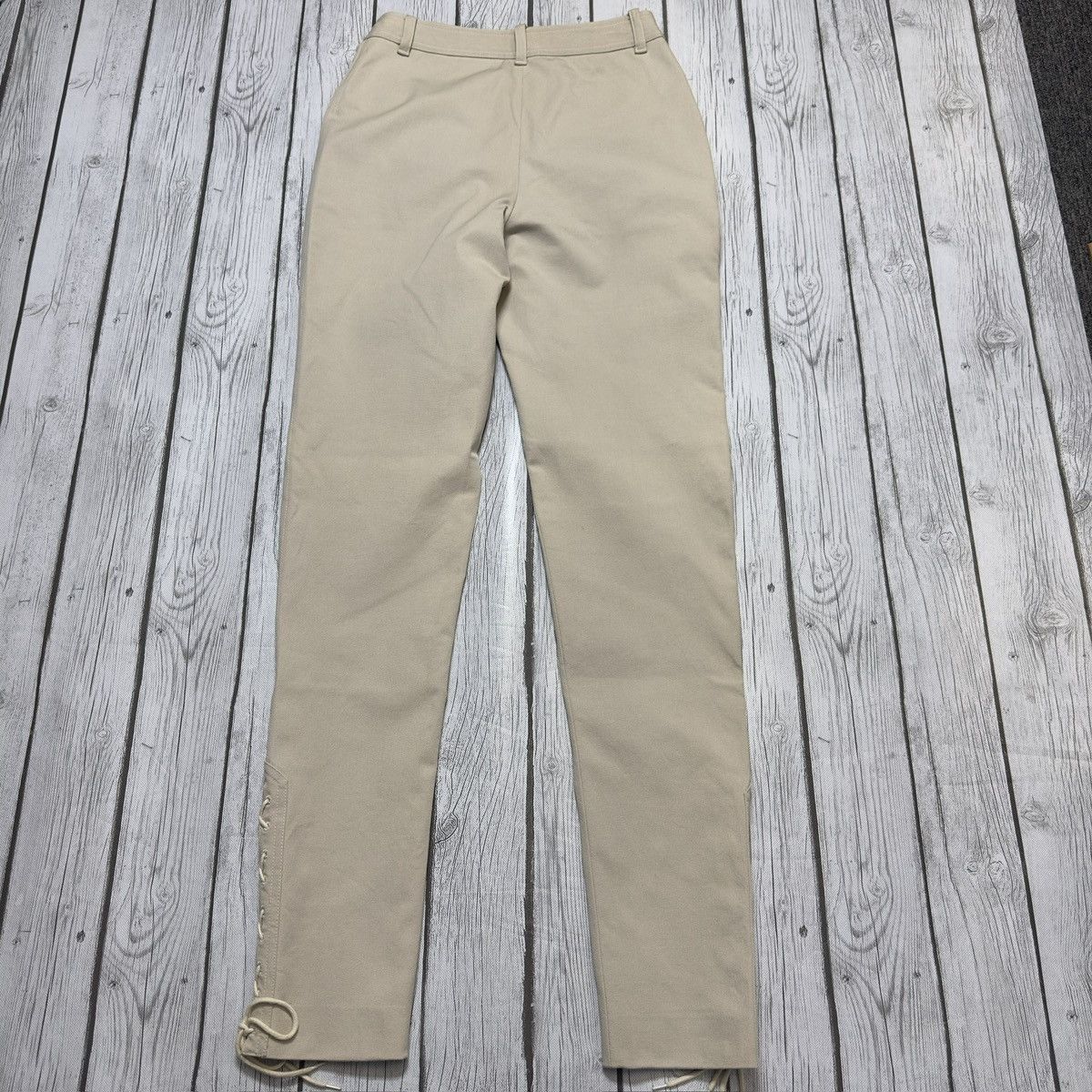 Chanel × Vintage Vintage Chanel lace up riding pants Size 27" / US 4 / IT 40 - 2 Thumbnail